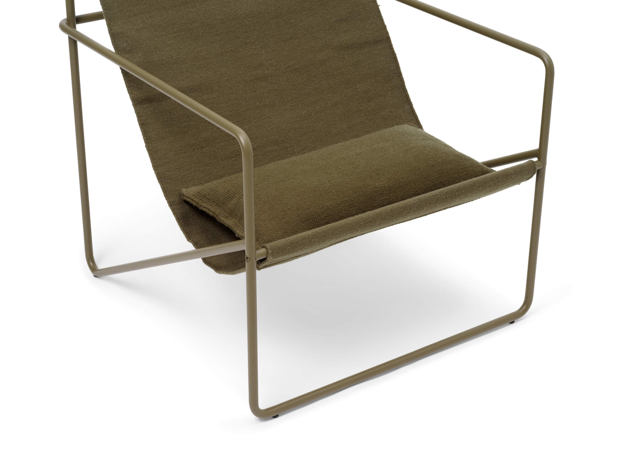 Desert Lounge Chair | Olive Frame + Olive Fabric | by ferm Living - Lifestory - ferm Living
