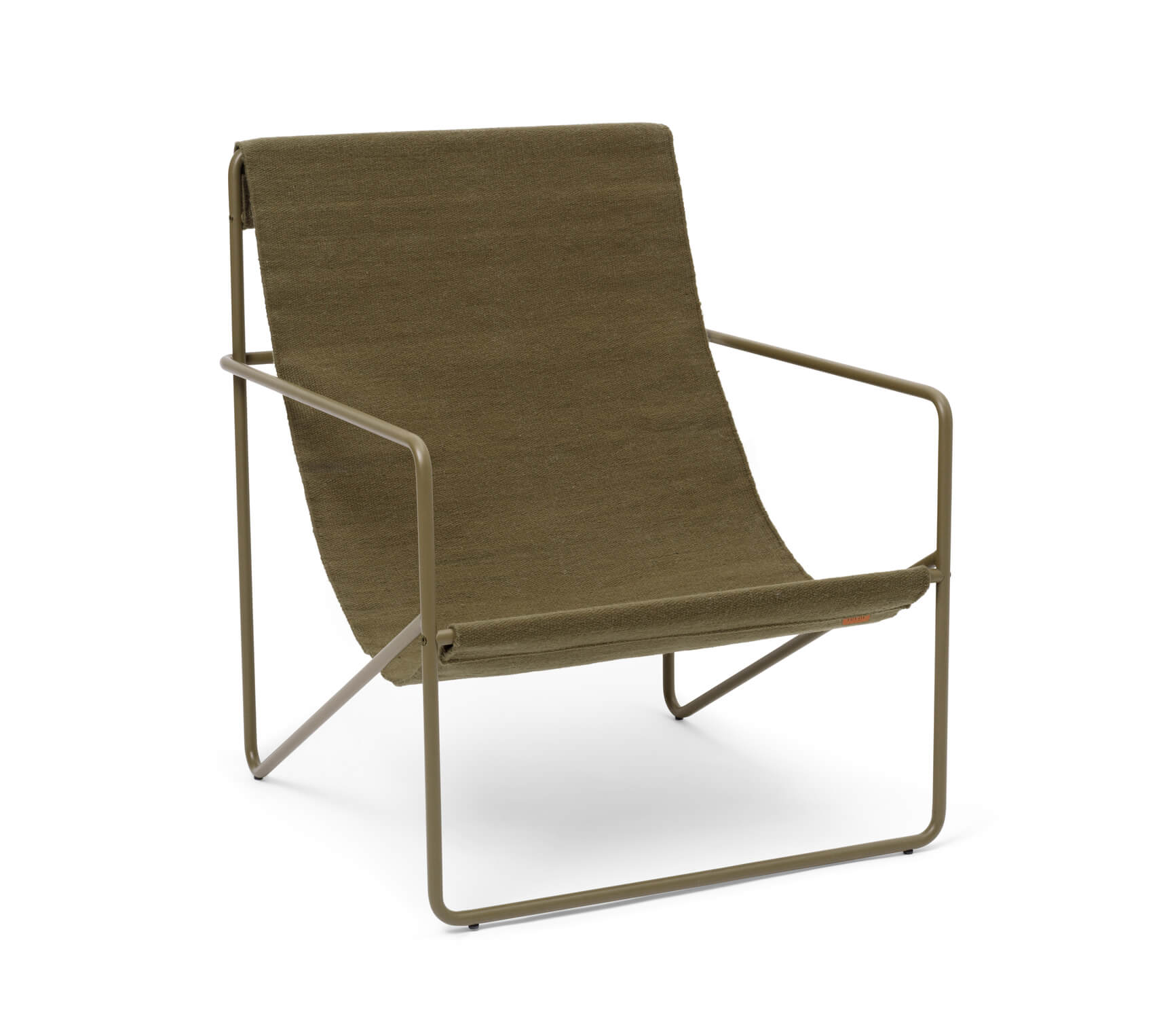 Desert Lounge Chair | Olive Frame + Olive Fabric | by ferm Living - Lifestory - ferm Living