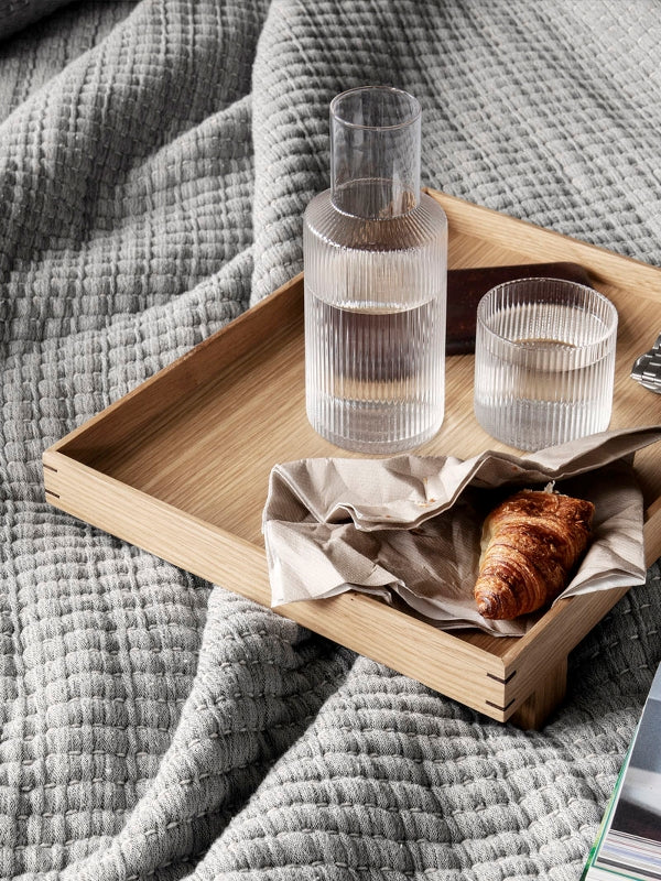 Ripple Carafe & Glass Set | Clear | Glass | by ferm Living - Lifestory - ferm Living