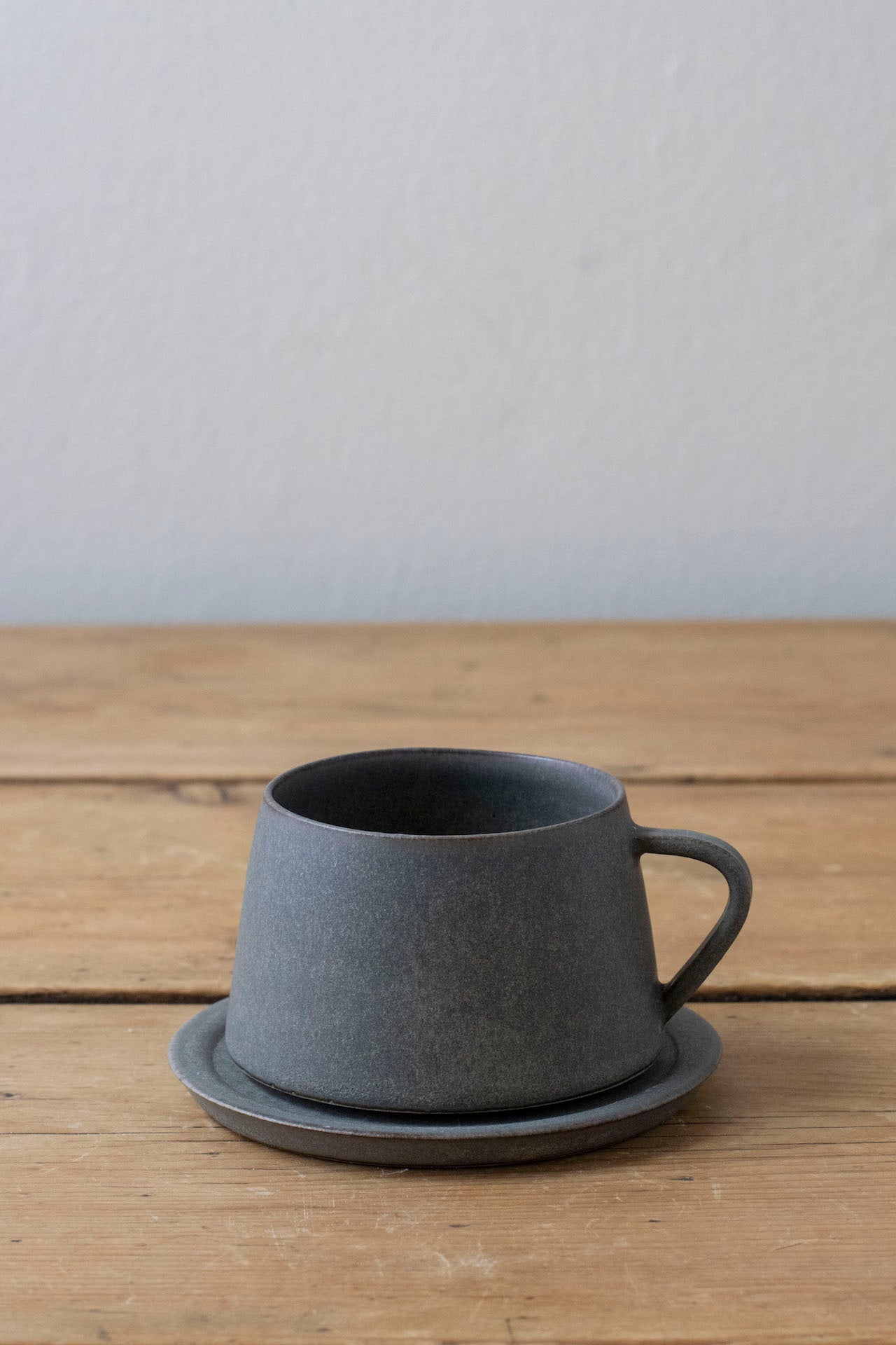 Tapered Cup & Saucer | Moss Green | Borja Moronta - Lifestory - Borja Moronta