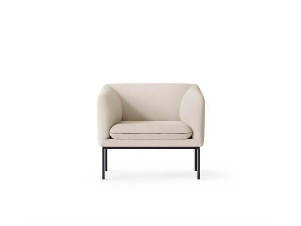 Turn Armchair | 1 Seater | Bouclé Fabric | Various Colours | by ferm Living - Lifestory - ferm Living