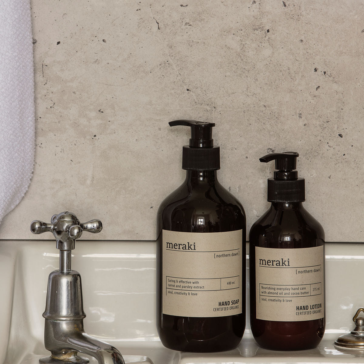 Organic Hand Lotion - Northern Dawn by Meraki - Lifestory