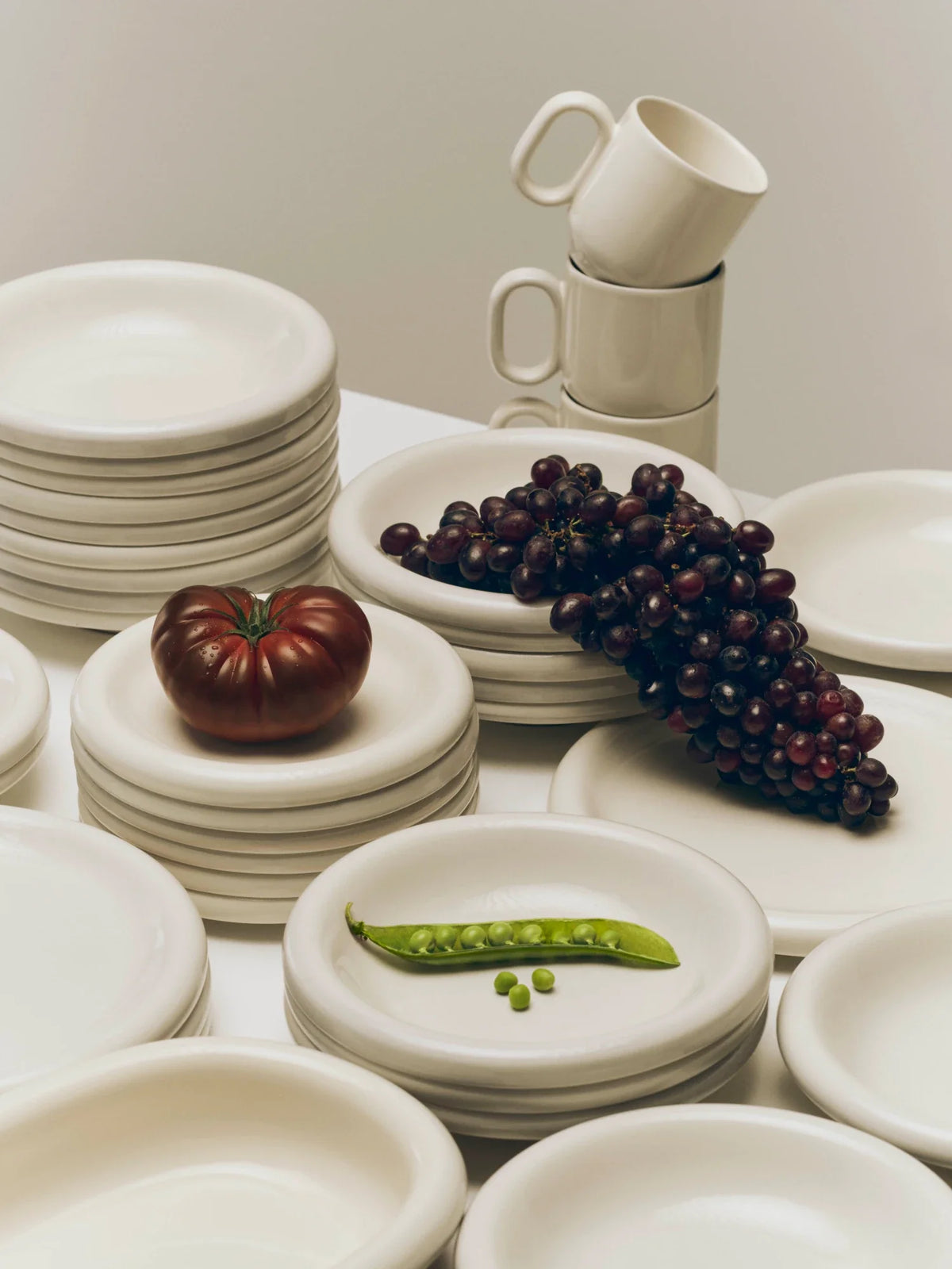 HAY Barro Salad Bowl Small in Pistachio Glazed Terracotta - Lifestory