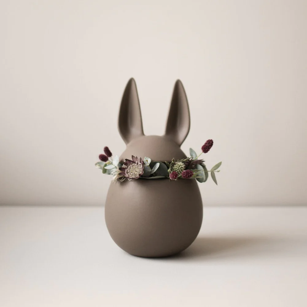Easter bunny jar - Easter decorations