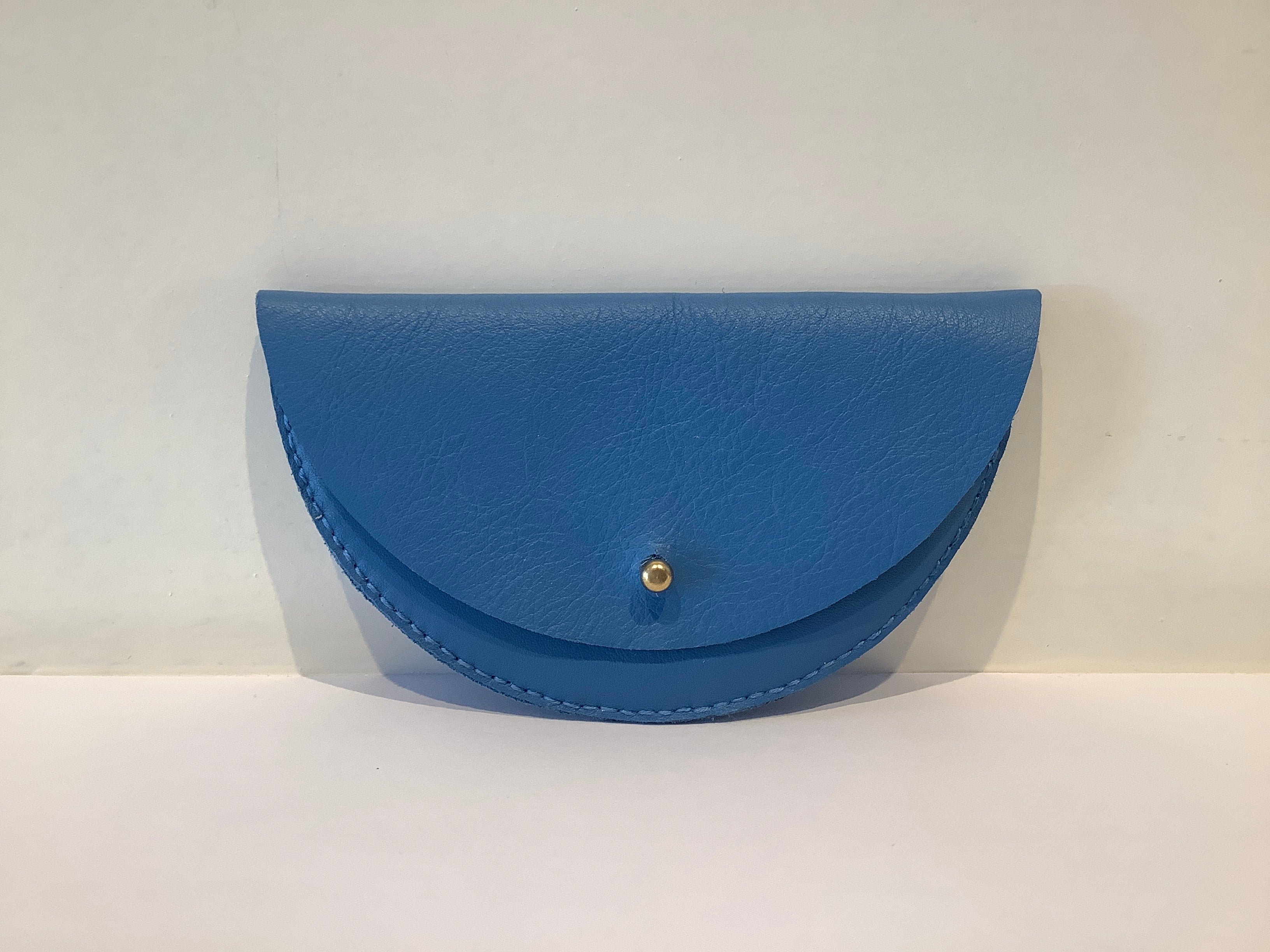 Jude Gove Handmade Colette Grande Coin Purse in Leather & Felt - Lifestory