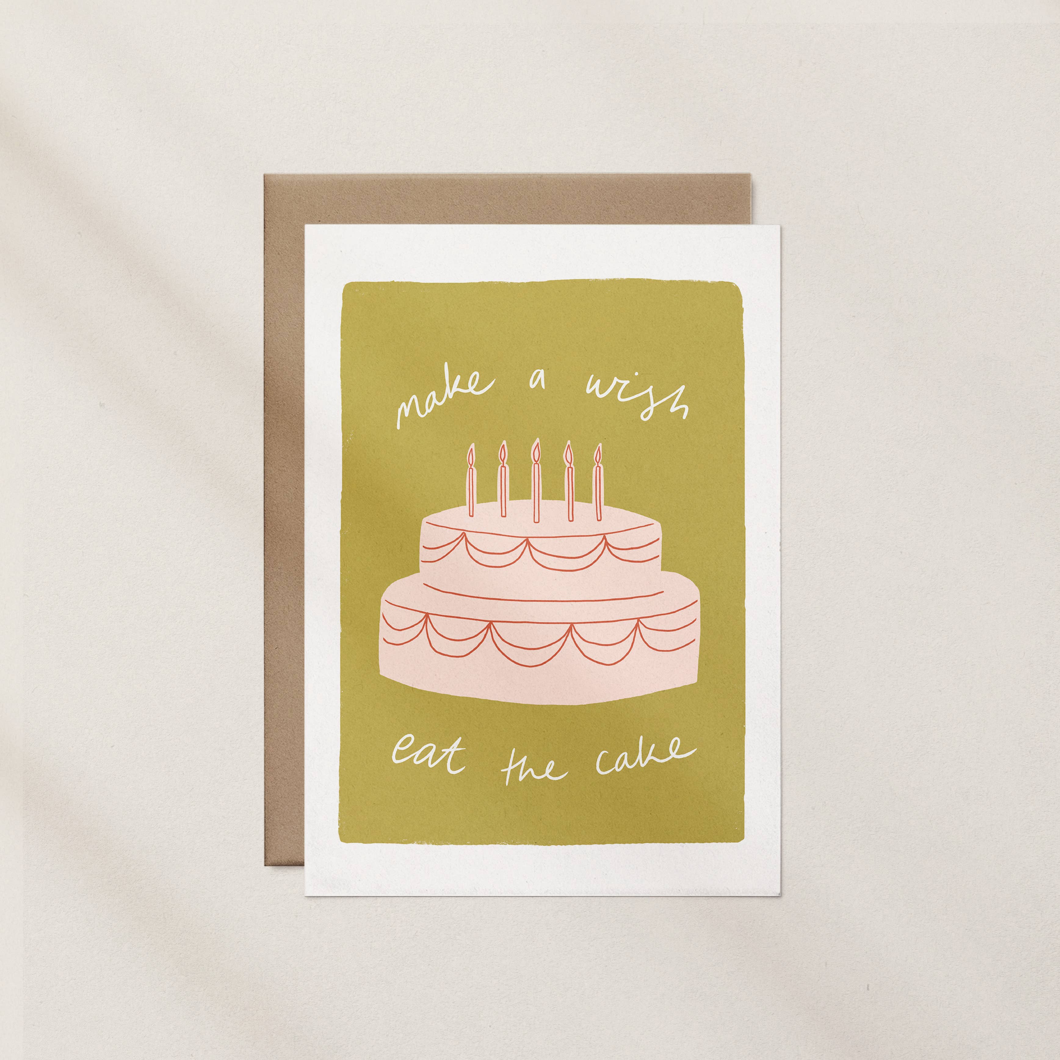 Make a Wish, Eat the Cake Card by Nat Creative - Lifestory