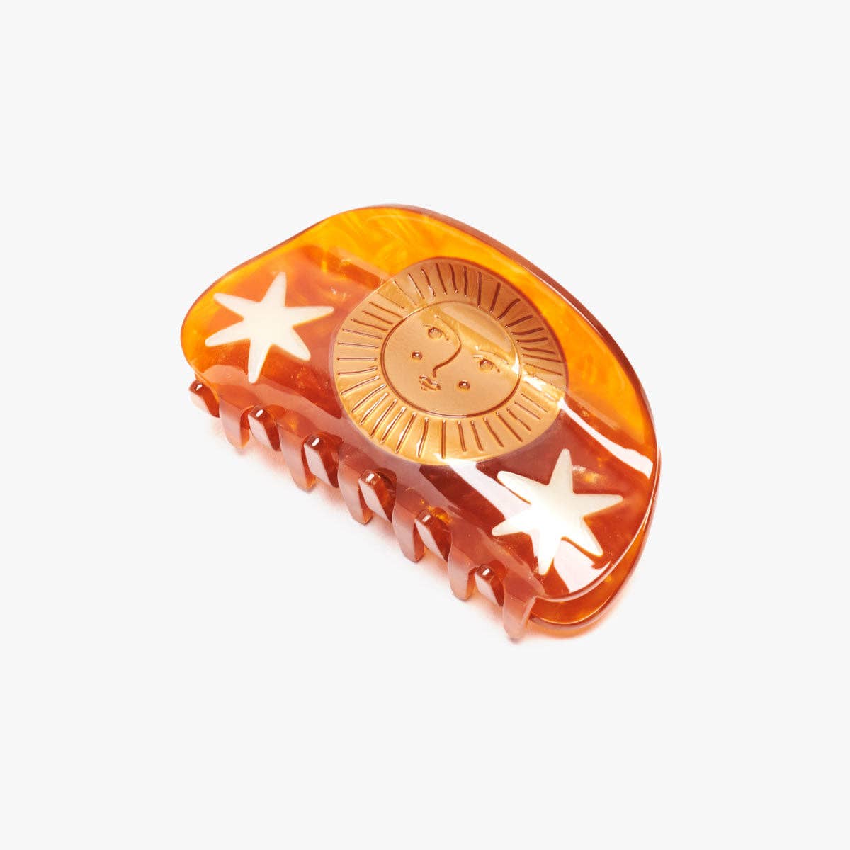 Winona Irene Hemera Golden Astrology Sun & Stars Hair Claw - Lifestory