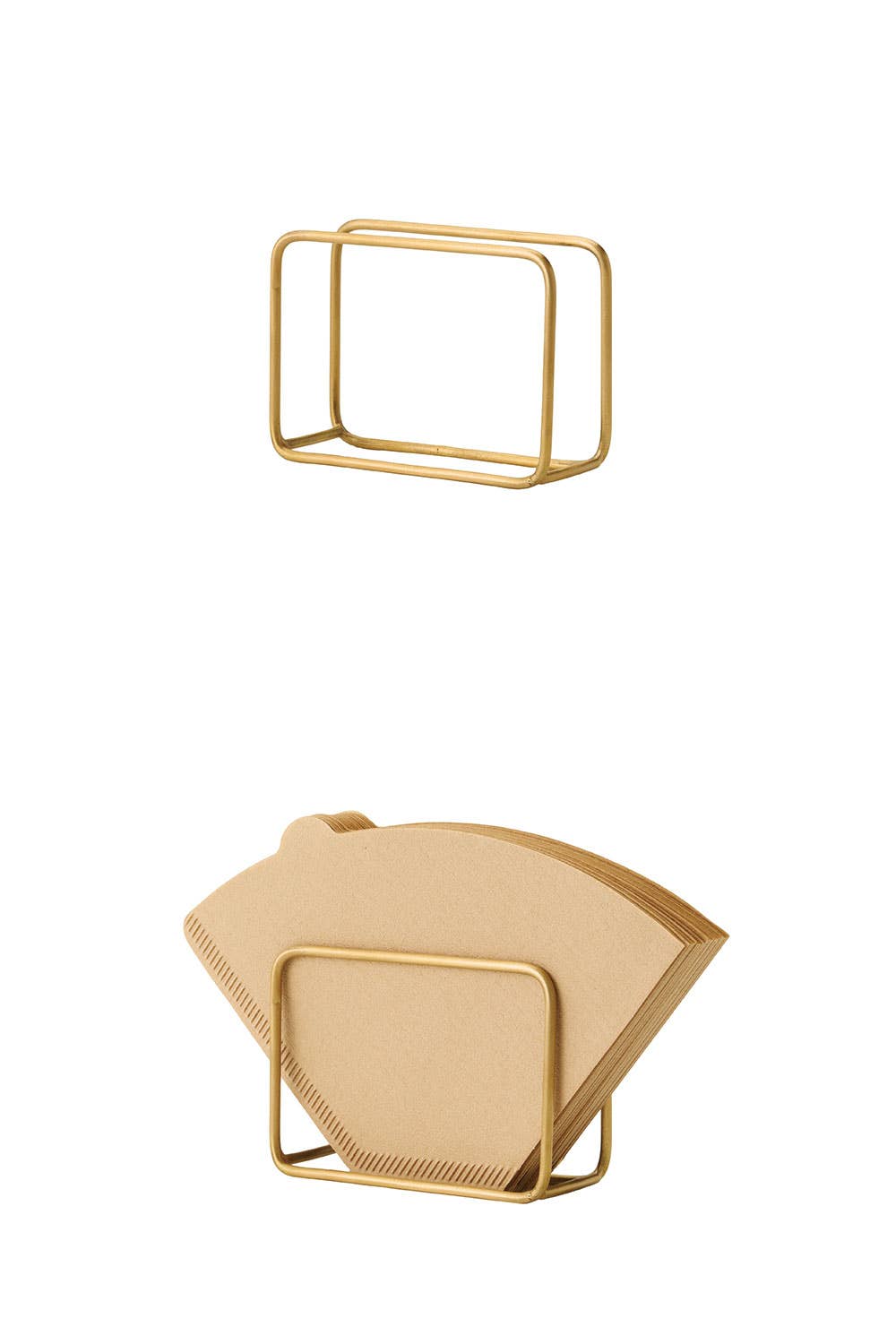 Fog Linen Work Brass Napkin/Paper Holder Stand - Lifestory