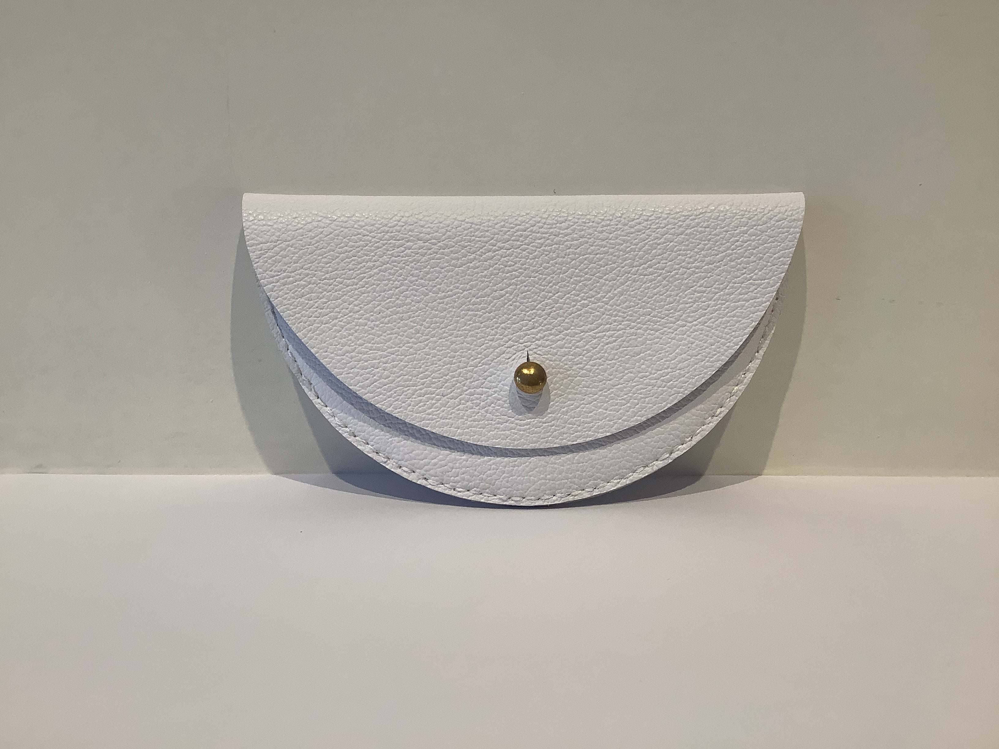 Jude Gove Handmade Colette Grande Coin Purse in Leather & Felt - Lifestory