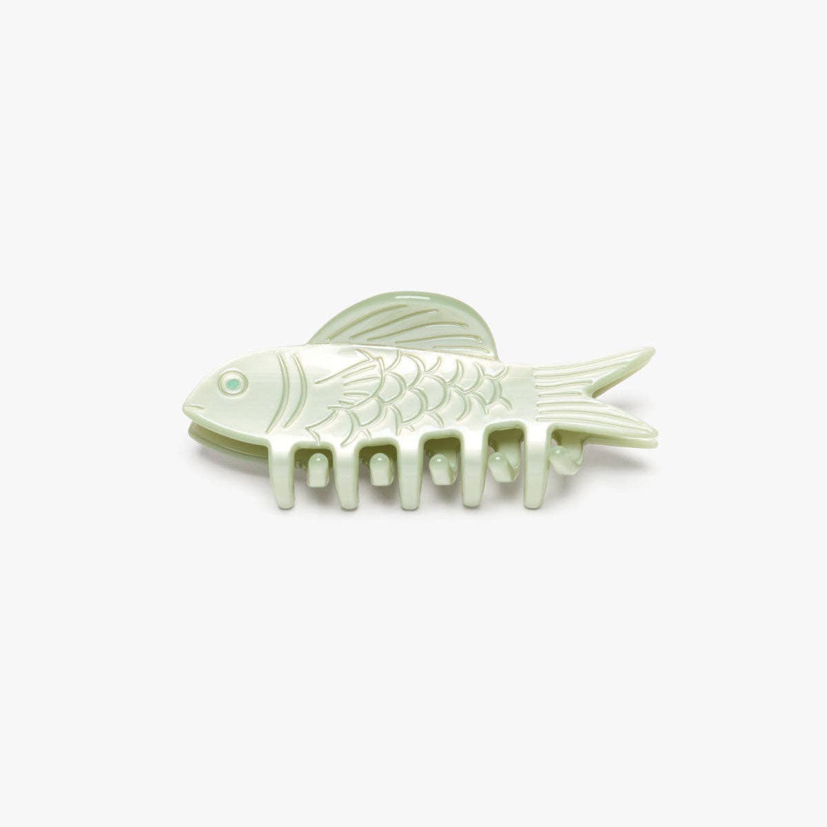 Winona Irene Jade Green Mini Fish Acetate Hair Claw - Lifestory