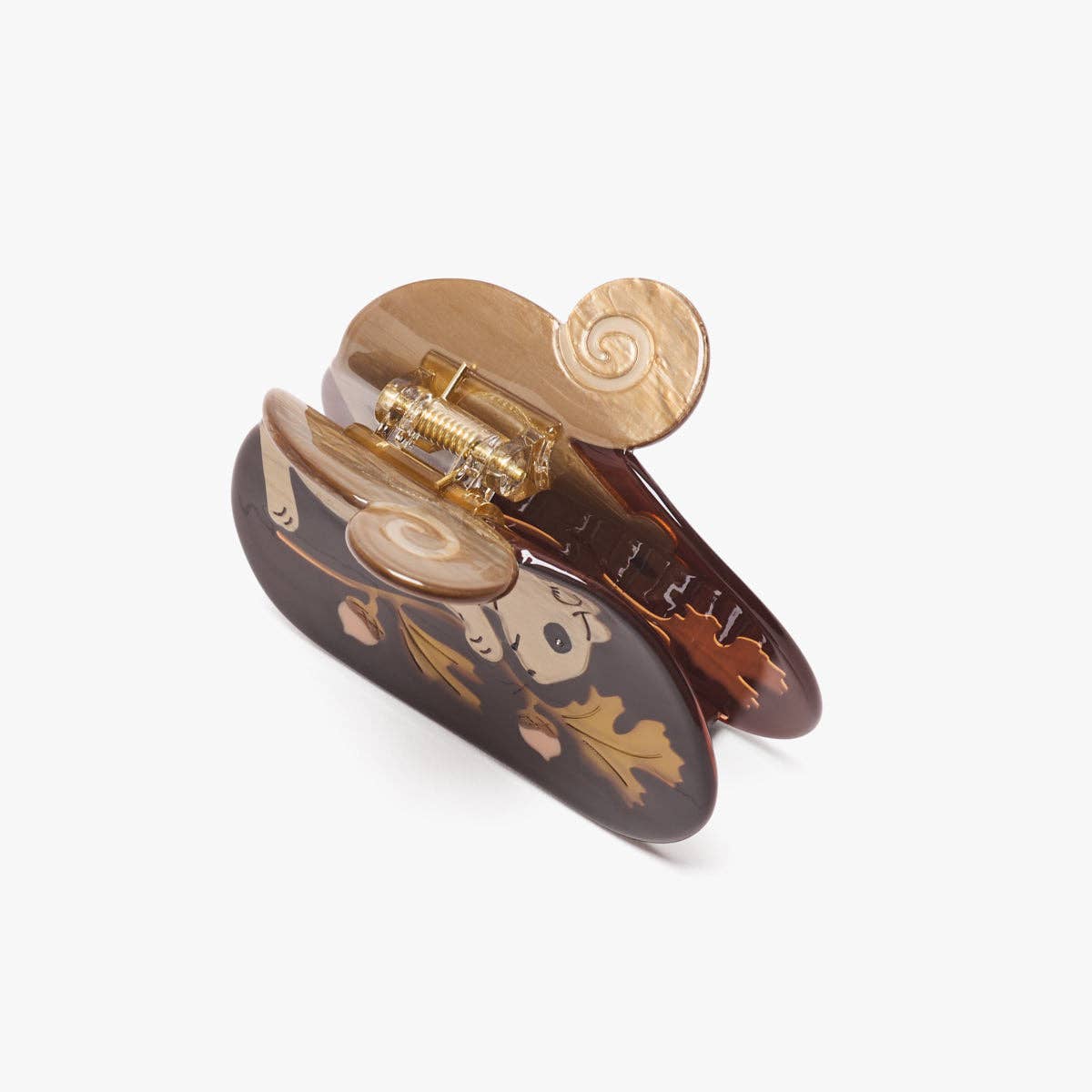 Winona Irene Oak Squirrel Acetate Hair Claw