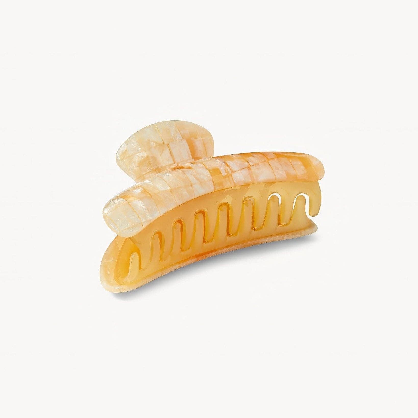 MACHETE Grande Heirloom Claw in Sea Shell Checker Acetate - Lifestory