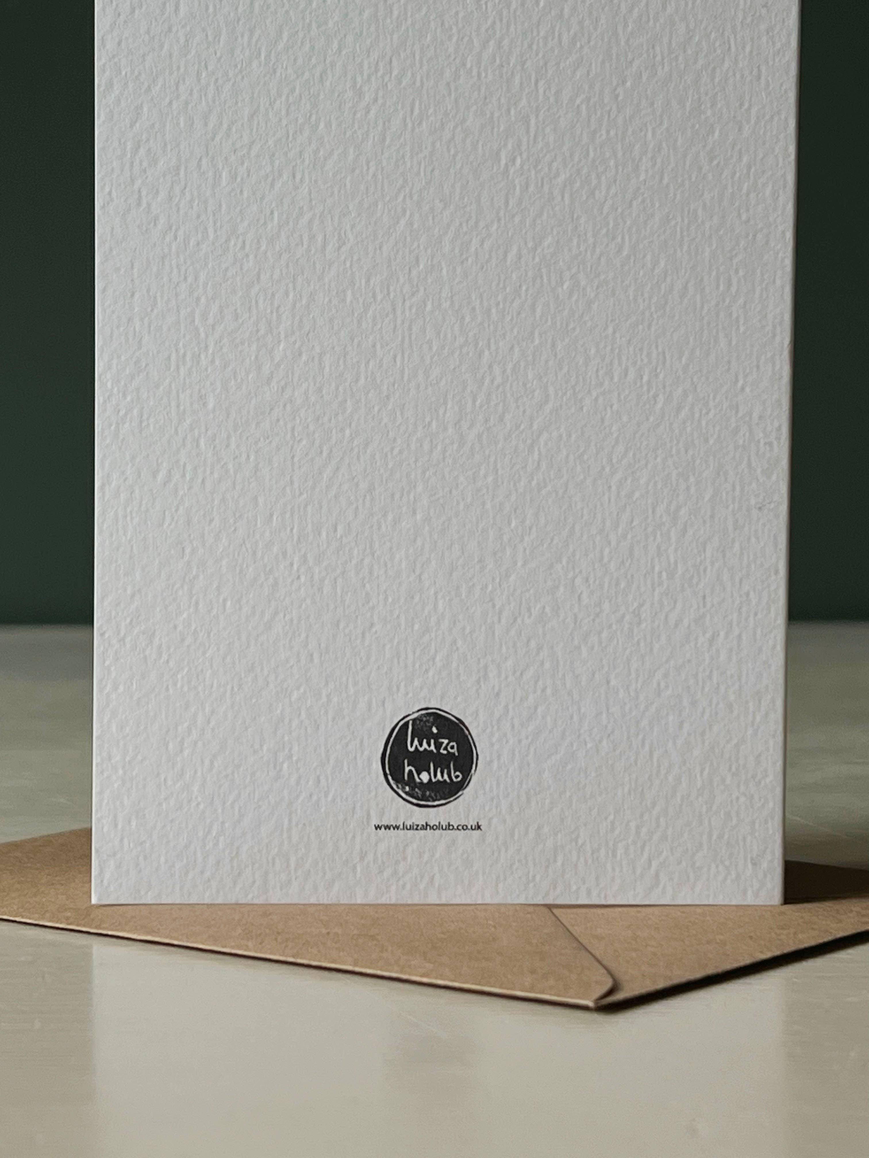 Snowy Street Christmas Holiday Greeting Card - Lifestory