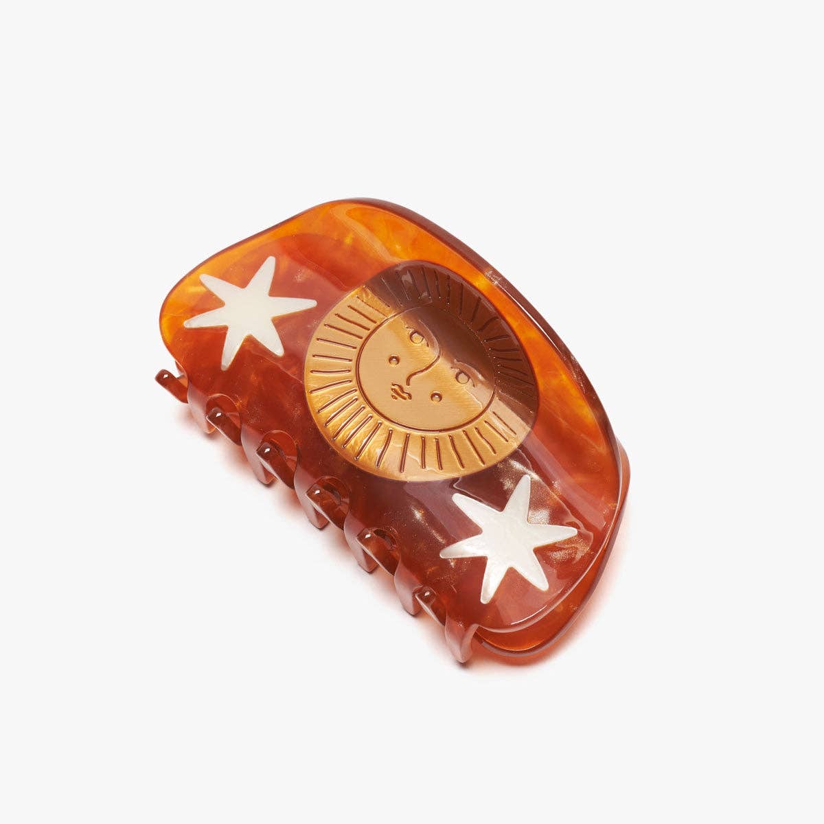 Winona Irene Hemera Golden Astrology Sun & Stars Hair Claw - Lifestory