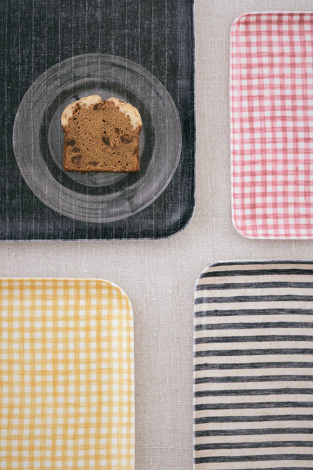 Fog Linen Work Small Linen Tray in Various Colourways - Lifestory