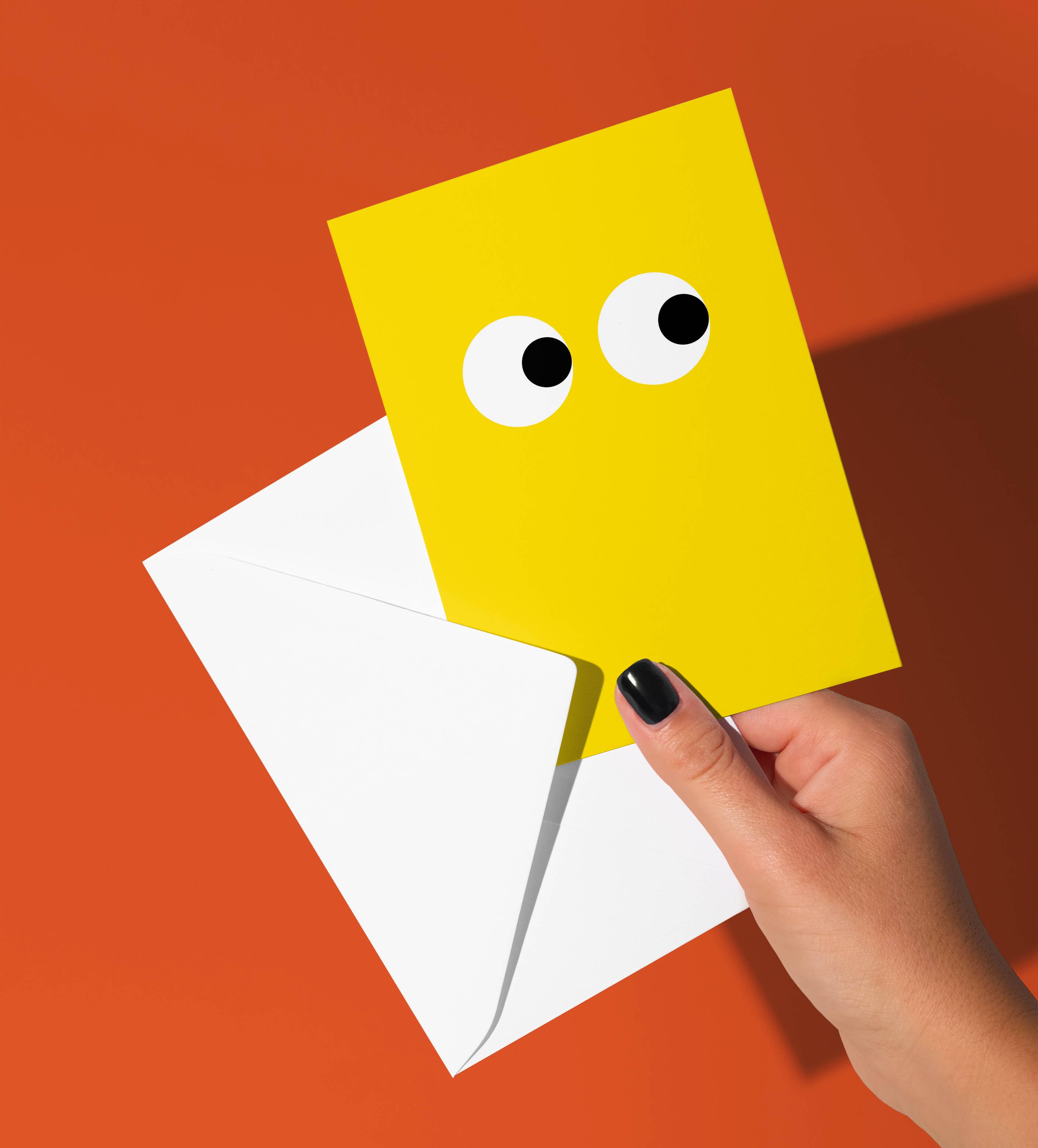 Hello Card - Yellow | Blank | by Graphic Factory - Lifestory