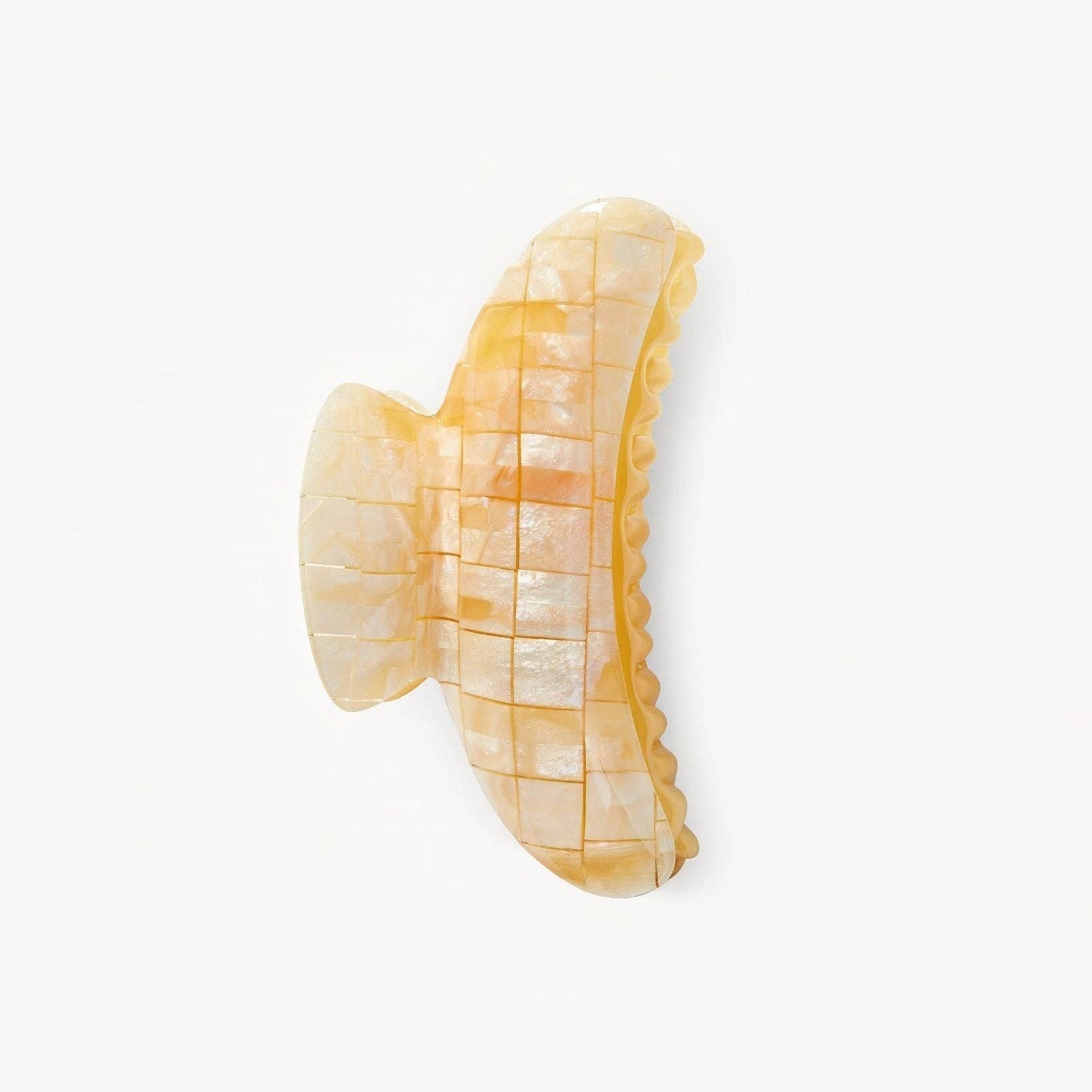 MACHETE Grande Heirloom Claw in Sea Shell Checker Acetate - Lifestory