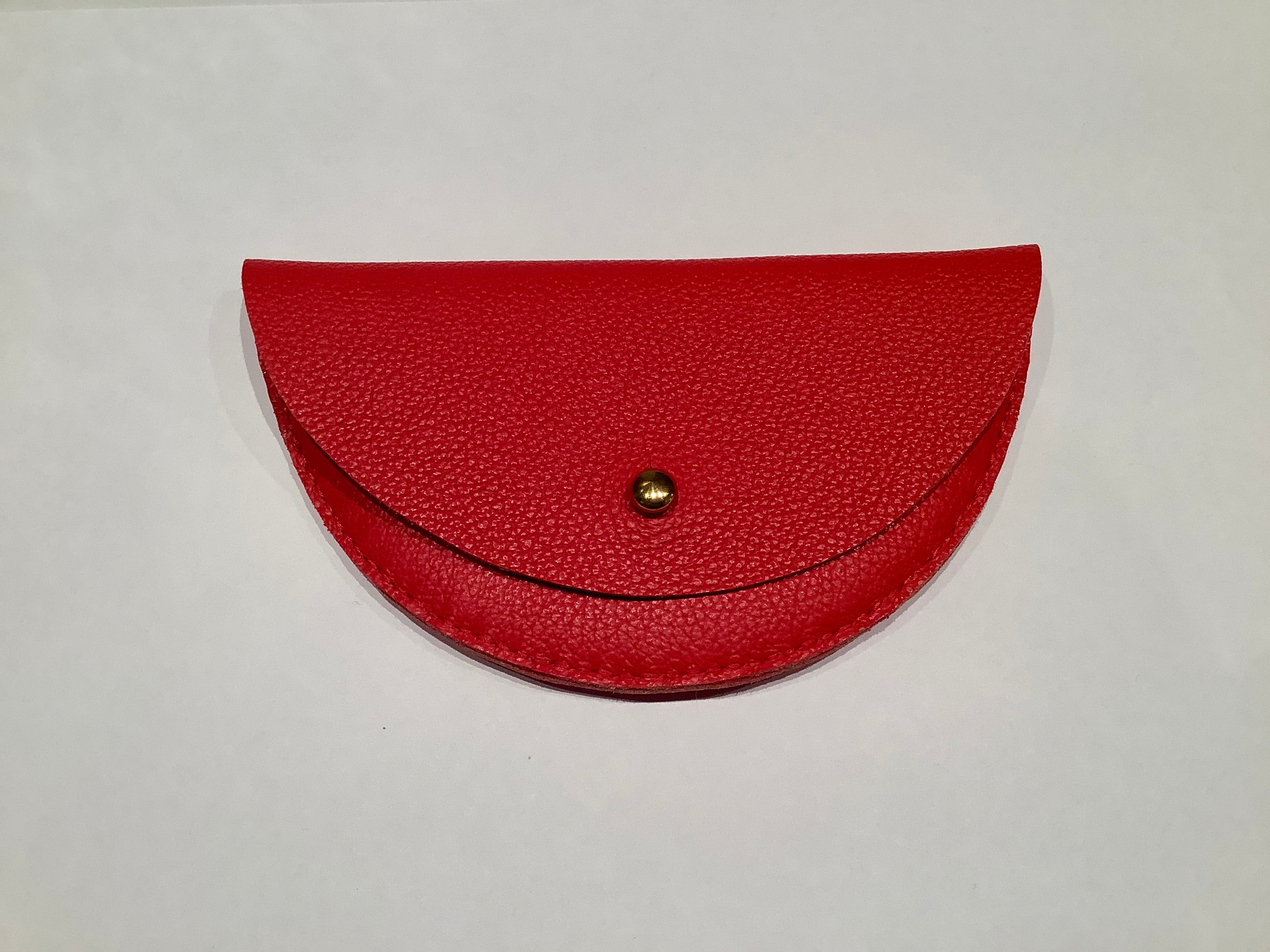 Jude Gove Handmade Colette Grande Coin Purse in Leather & Felt - Lifestory