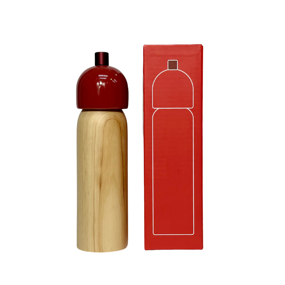 MAEGEN Salt & Pepper Grinder in Red & Natural - 2 Sizes - Lifestory