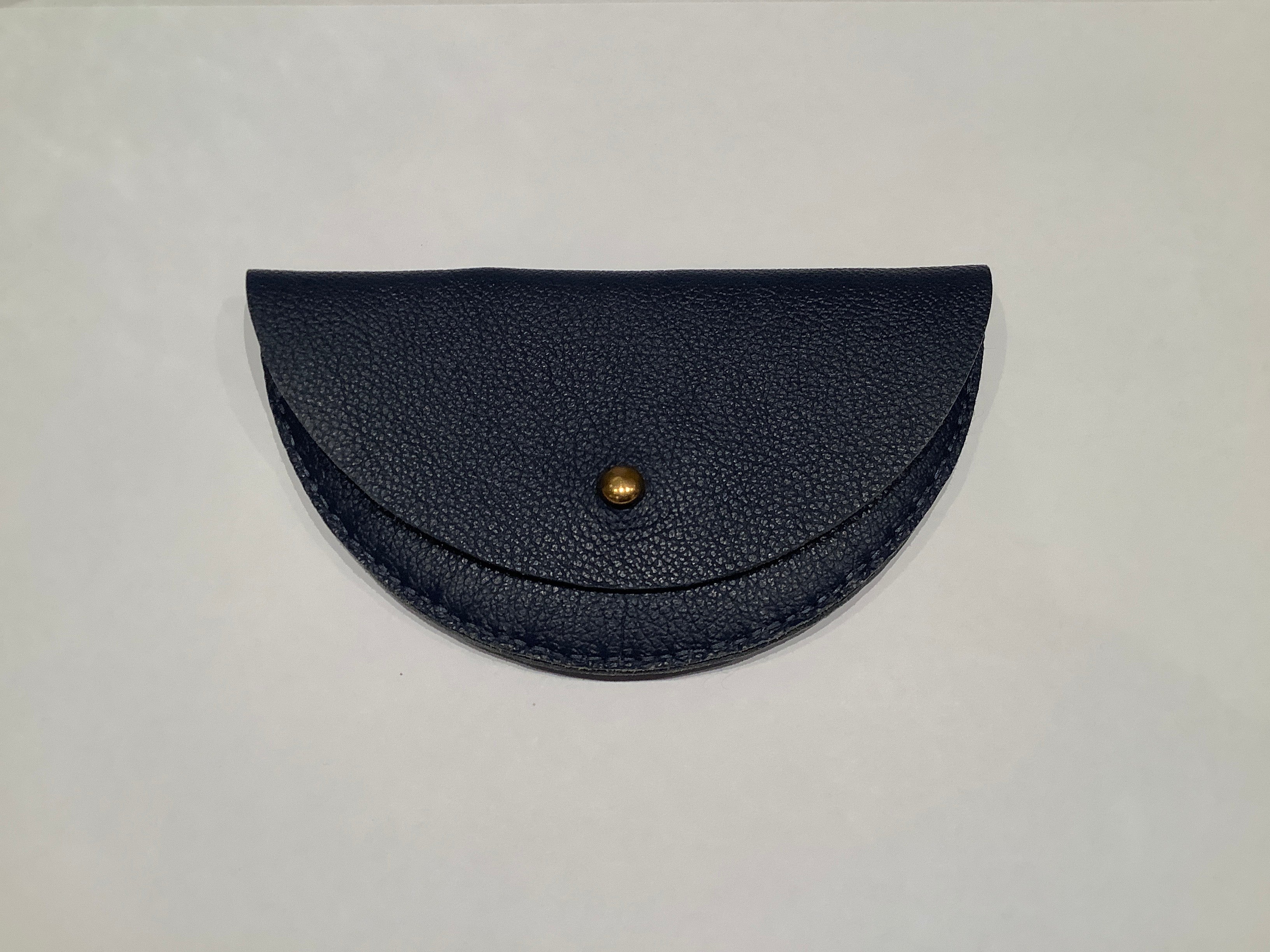 Jude Gove Handmade Colette Grande Coin Purse in Leather & Felt - Lifestory
