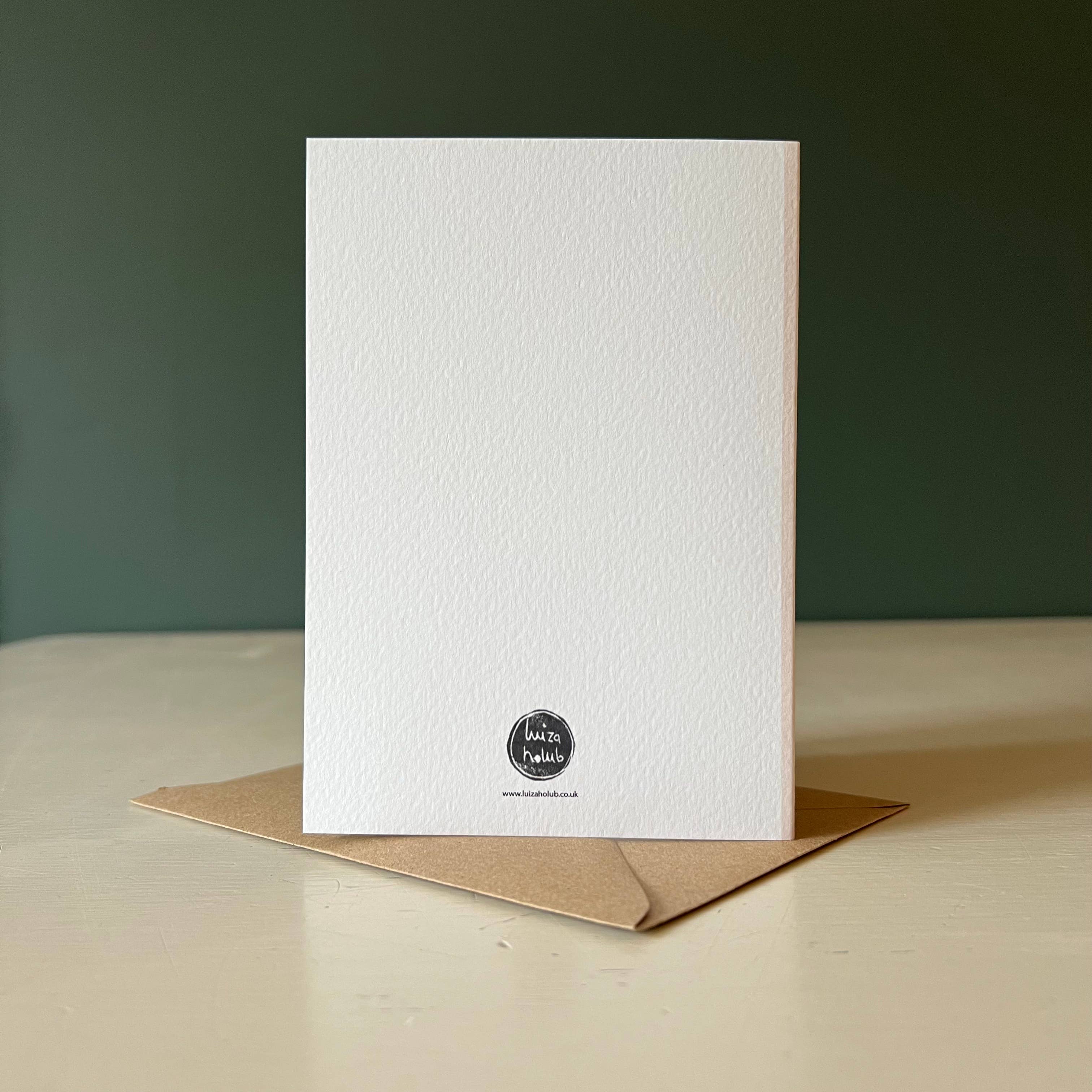 White Peonies Card by Luiza Holub - Lifestory