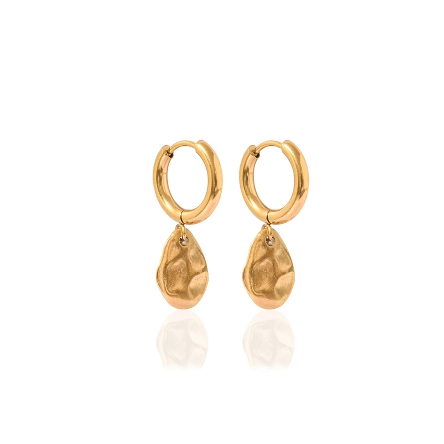 Aspen Hoop Earrings in Gold or Silver by A Weathered Penny