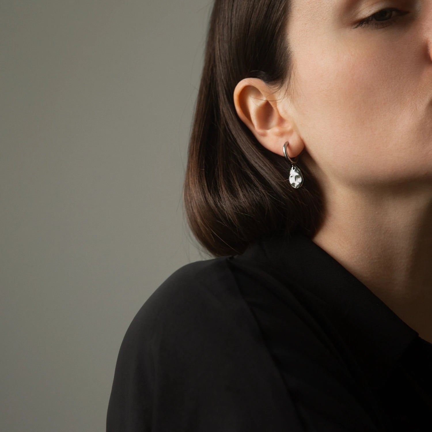 Aspen Hoop Earrings in Gold or Silver by A Weathered Penny