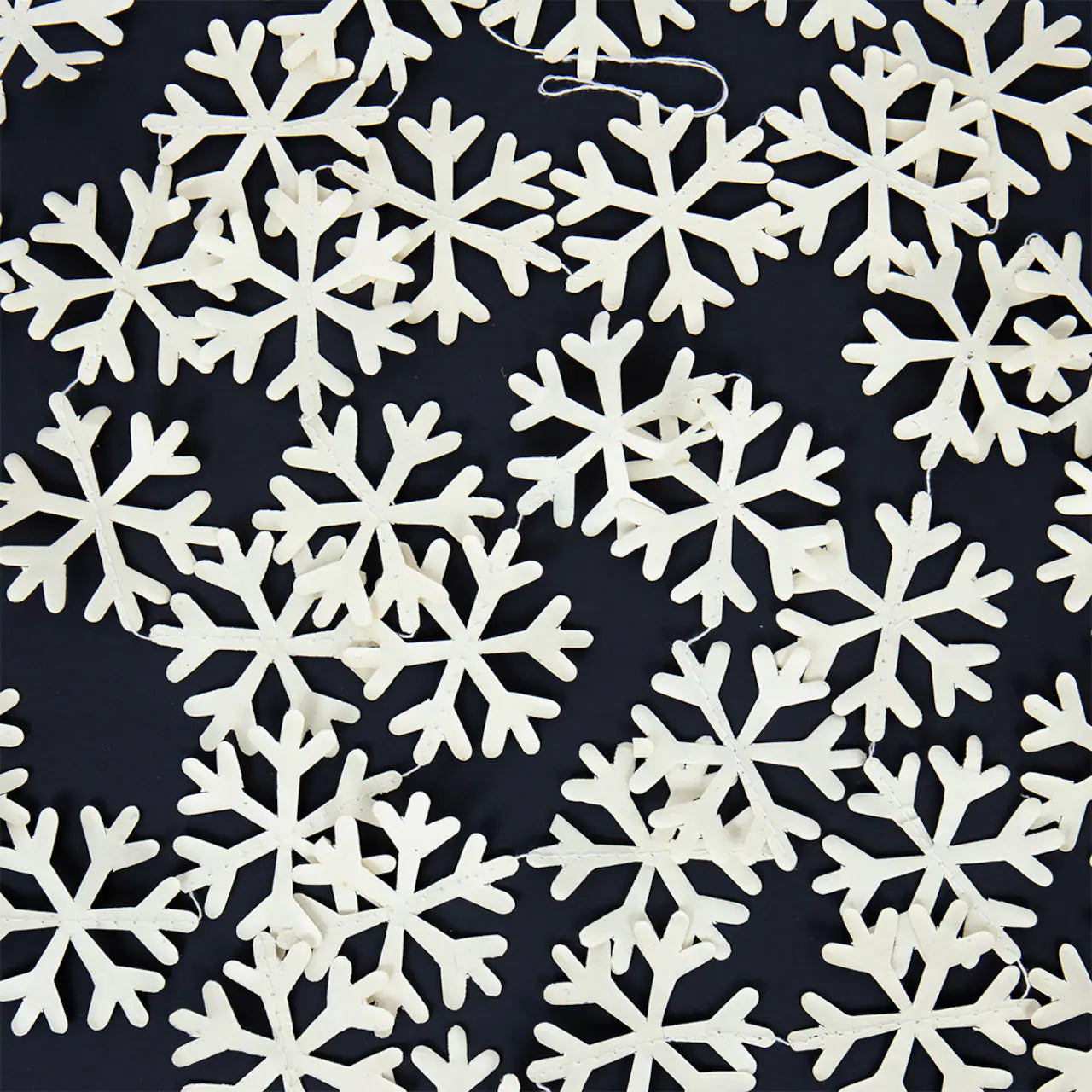 Snow Hanging Lokta Paper Garland 250cm