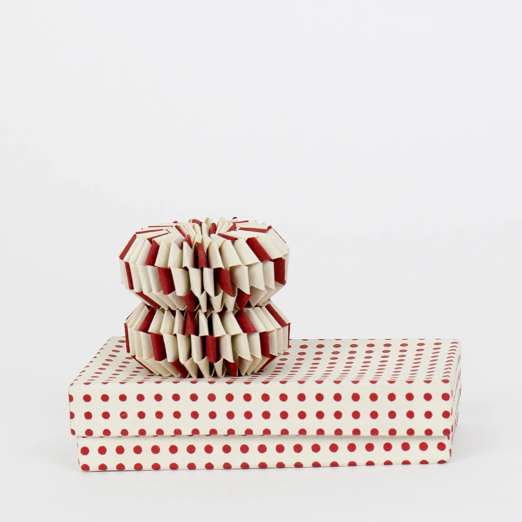 Spin Red Paper Hanging Ornament Set of 2