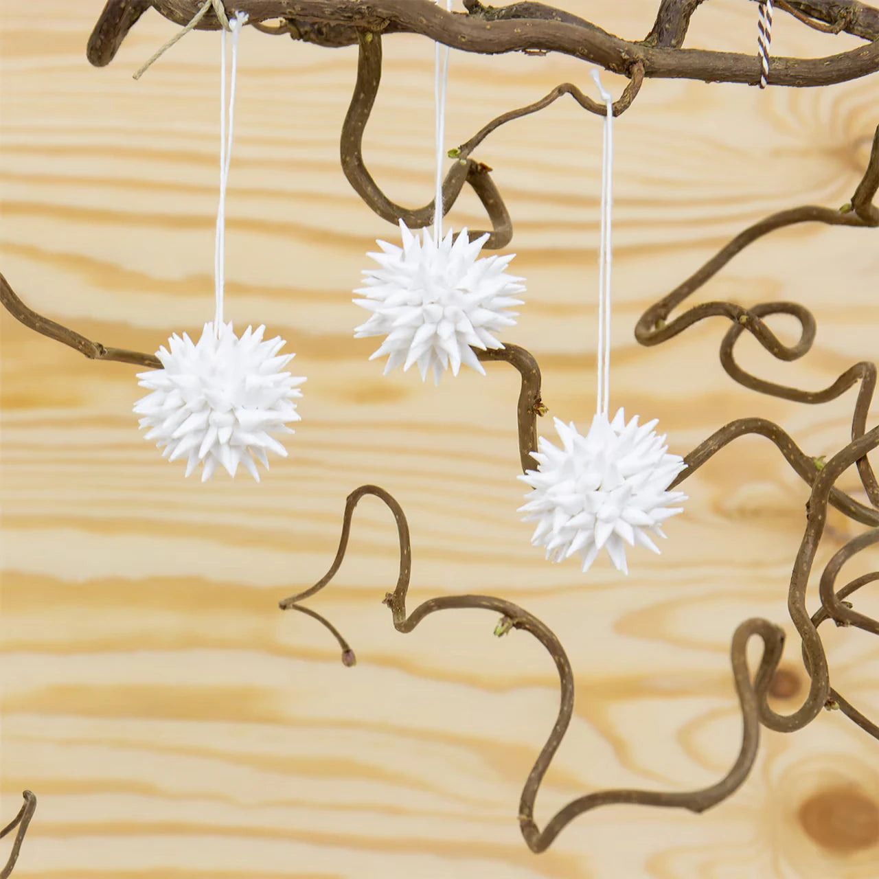 Mini Kotte Paper Hanging Ornament Set of 6