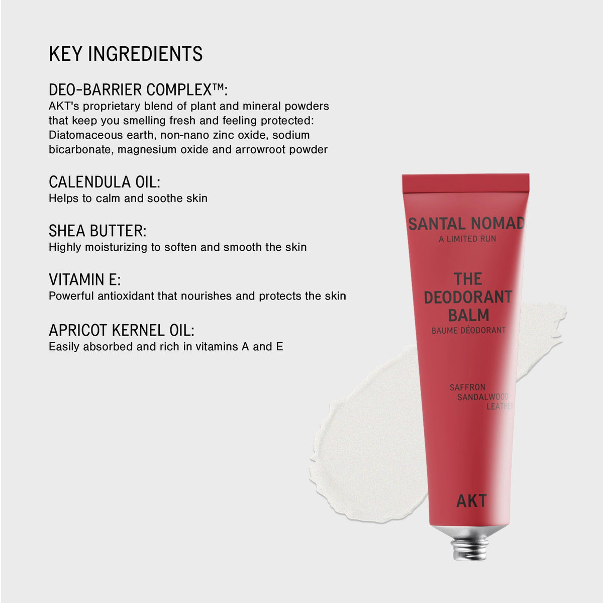 AKT Deodorant Balm Santal Nomad (Ltd Run) - Aluminium-Free & Vegan