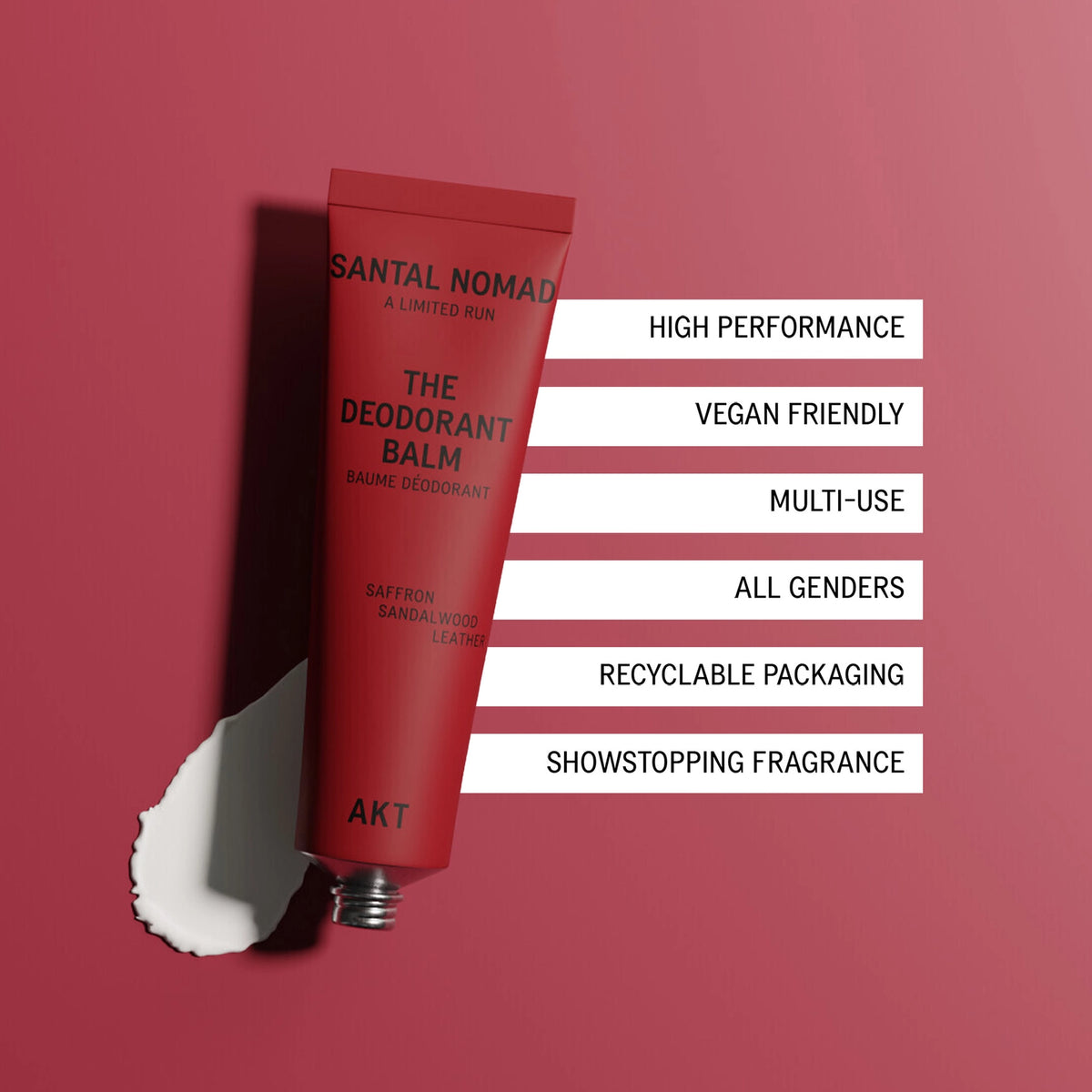AKT Deodorant Balm Santal Nomad (Ltd Run) - Aluminium-Free & Vegan