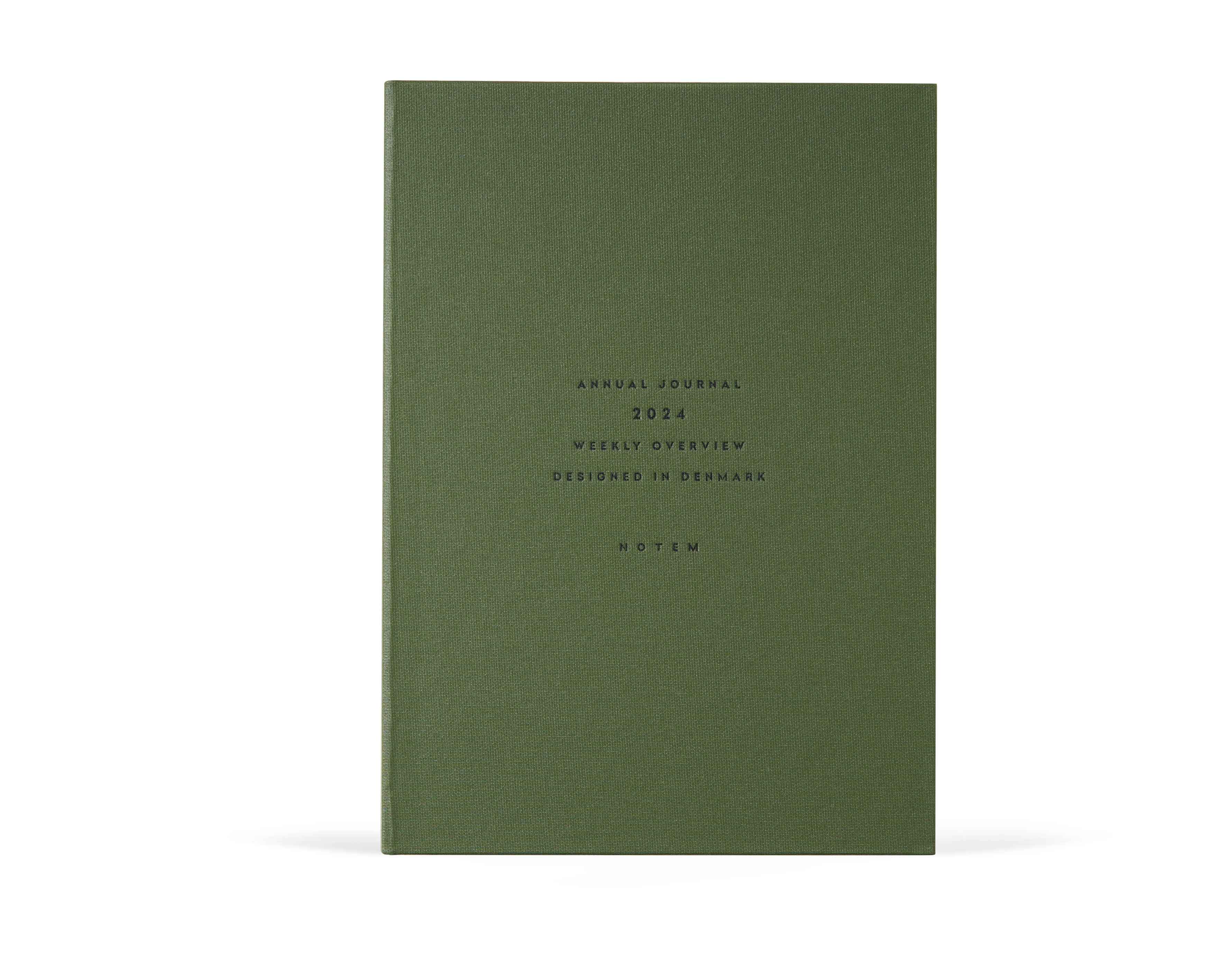 ALVA A5 Annual Journal 2024 | Dark Green | by Notem Studio - Lifestory