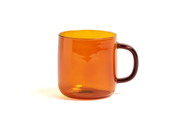 Glass Borosilicate Mugs - Single | Amber | by HAY - Lifestory - HAY