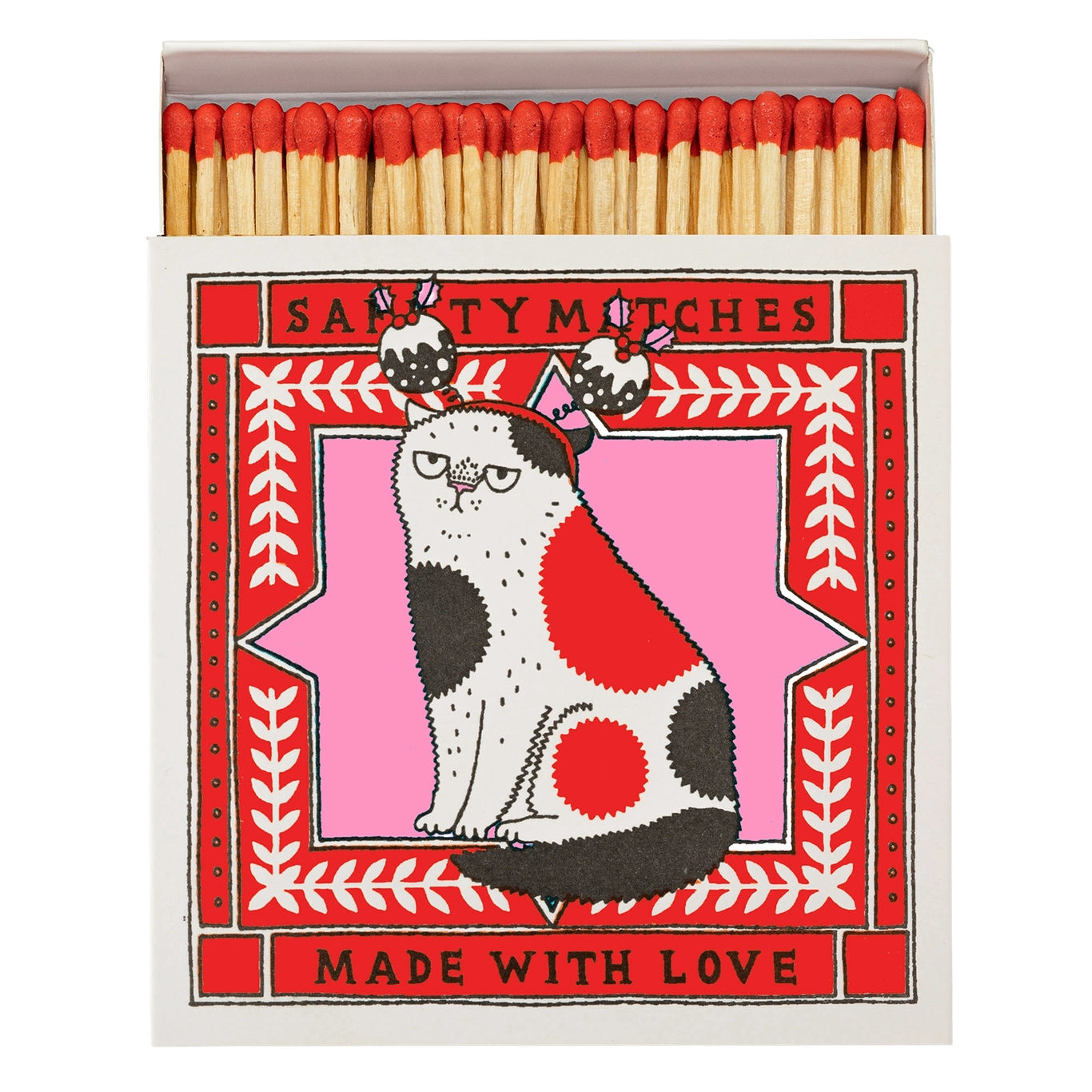 Long Matches - Square Box | Festive Cat | by Archivist