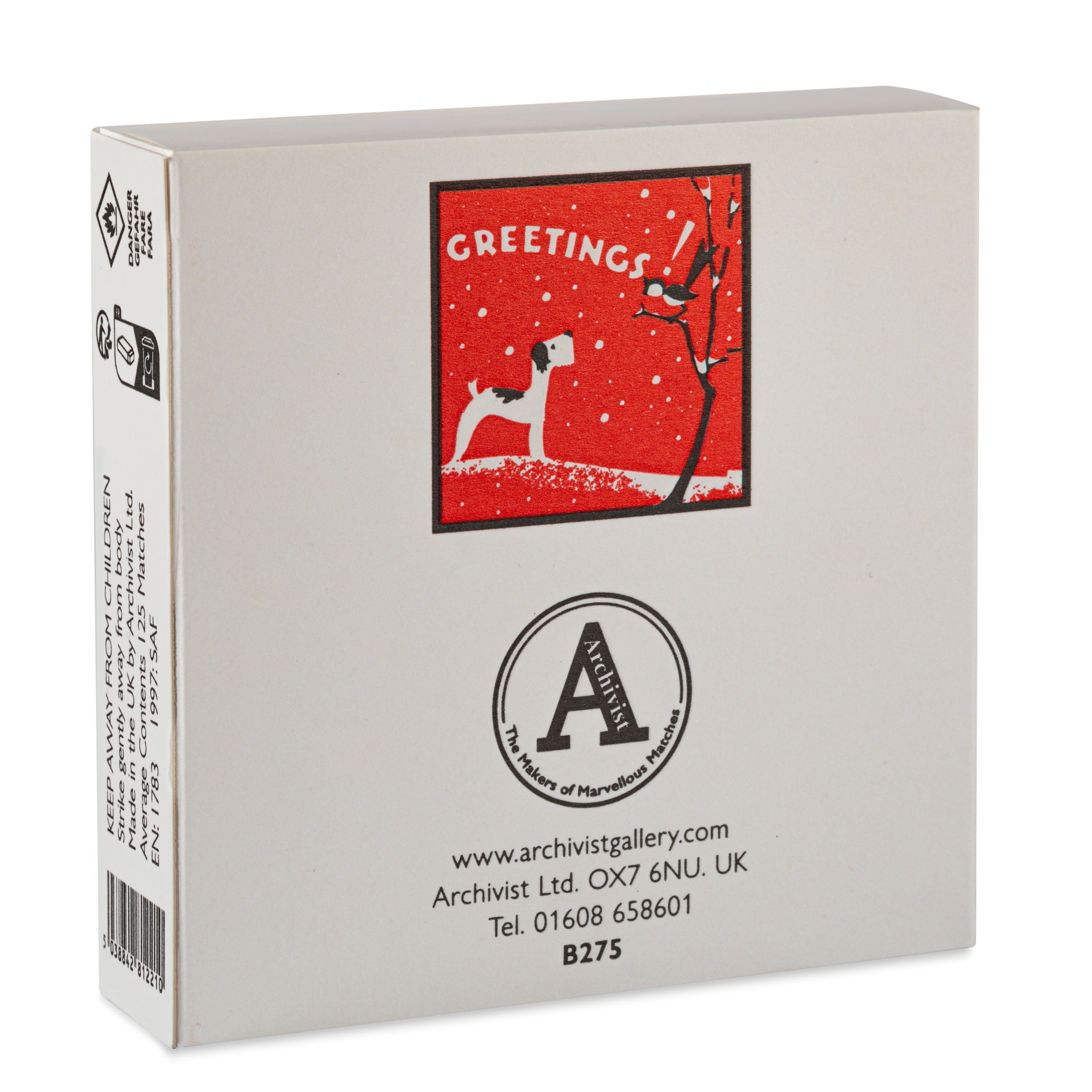 Long Matches - Square Box | Winter Greetings | by Archivist - Lifestory