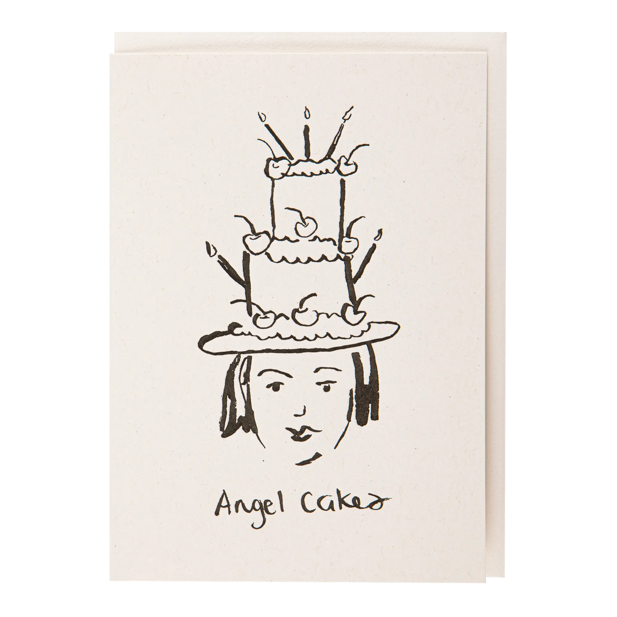 Angel Cakes Card | Blank | by Archivist