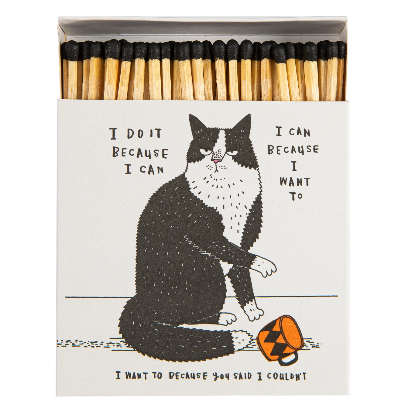 Long Matches - Square Box | I Do It Because I Can | by Archivist - Lifestory