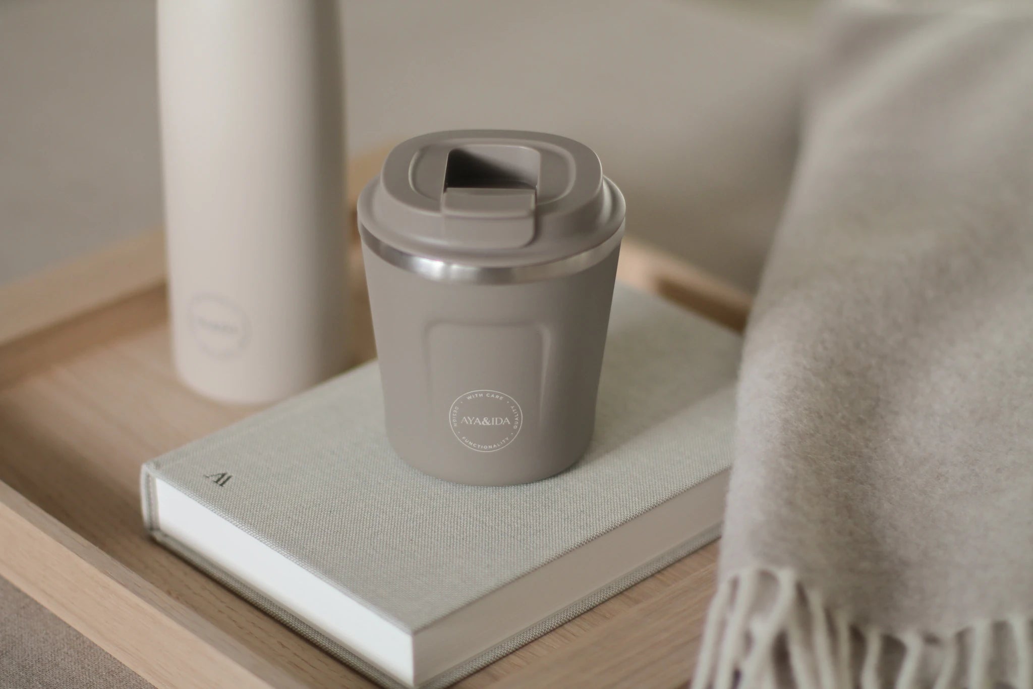 Aya & Ida 240ml CUP2GO for Hot & Cold Drinks in Various Colours - Lifestory