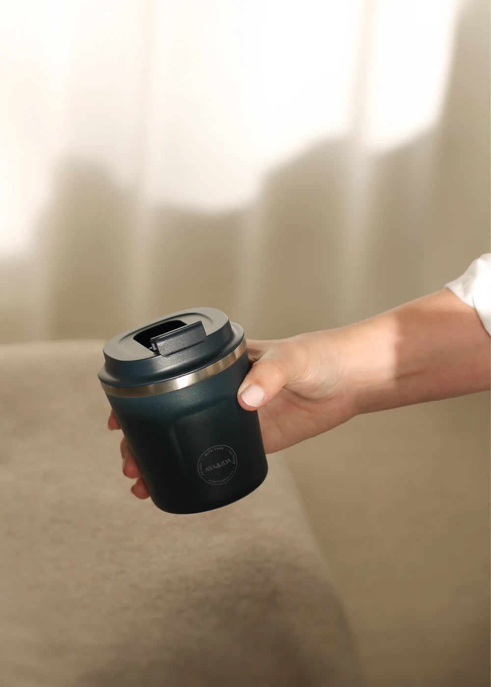 Aya & Ida 240ml CUP2GO for Hot & Cold Drinks in Various Colours - Lifestory