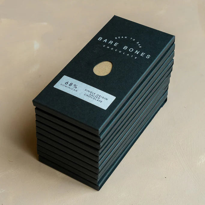 Ltd Edition *Easter* - Dominican 68% Salted Chocolate | 70g | by Bare Bones - Lifestory