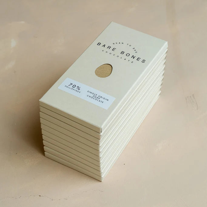 Ltd Edition *Easter* - Philippines 70% Dark Chocolate | 70g | by Bare Bones - Lifestory
