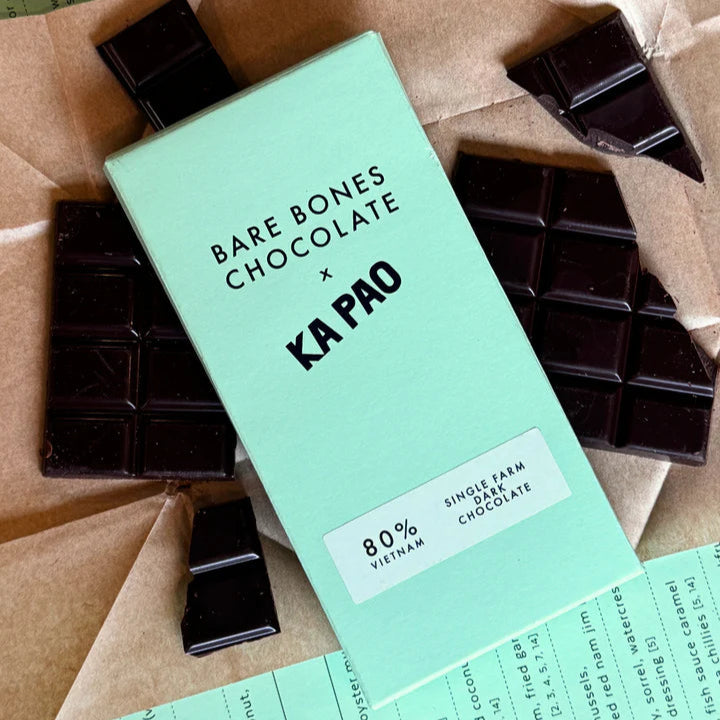 Vietnam 80% Bare Bones x Ka Pao Ltd Ed Dark Chocolate | 70g | by Bare Bones