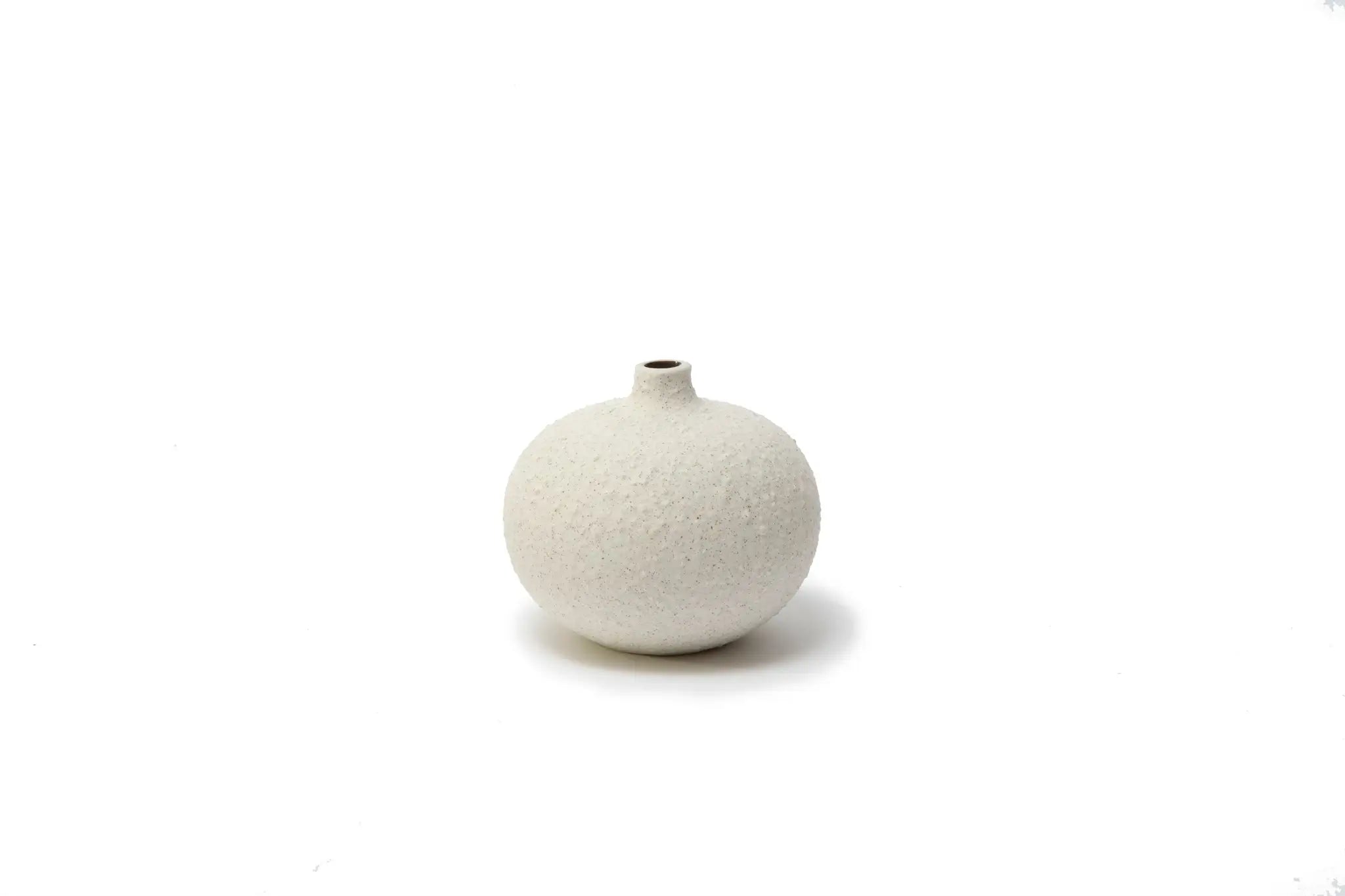 Bari Vase | Small | White Rough | by Lindform - Lifestory