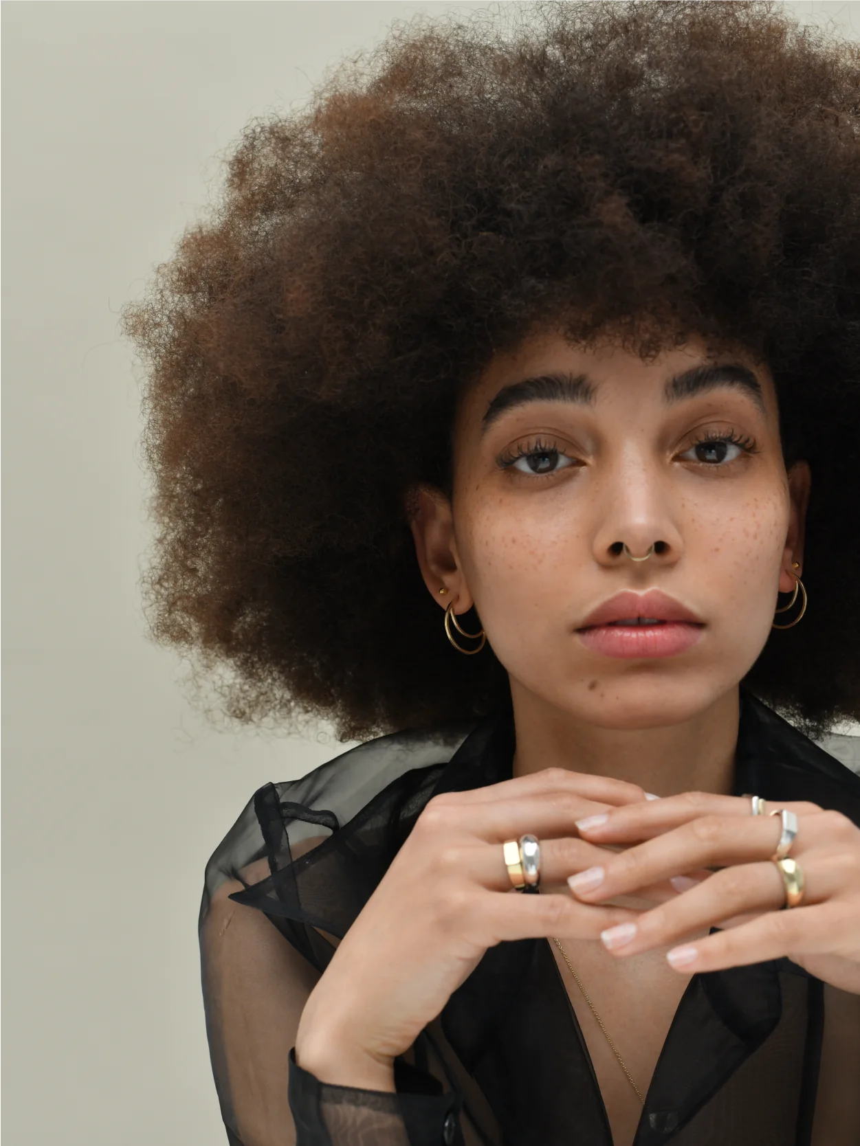 Luna Crescent Earrings in Silver | Medium Size - Lifestory