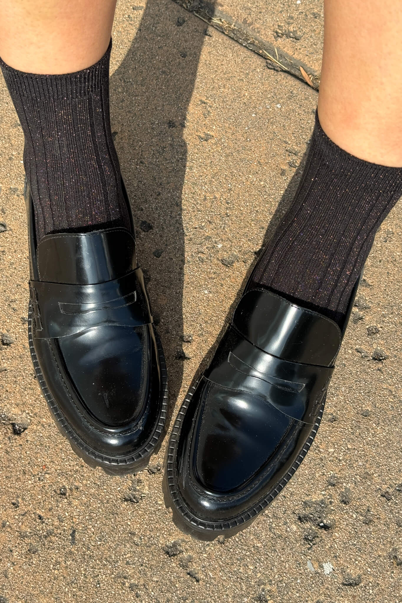 Her Socks - Luxury Modal | Jute Glitter | by Le Bon Shoppe - Lifestory