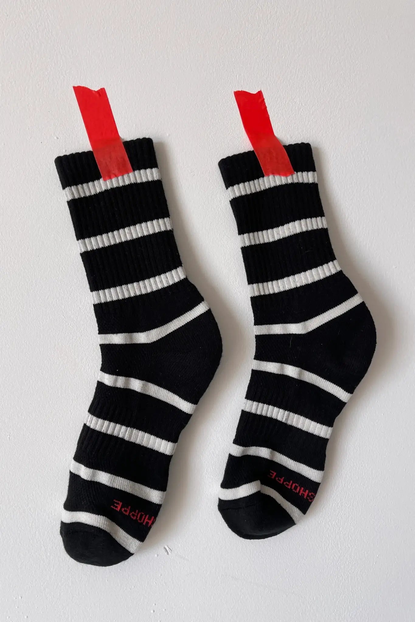 Boyfriend Socks | Black Stripe | by Le Bon Shoppe - Lifestory