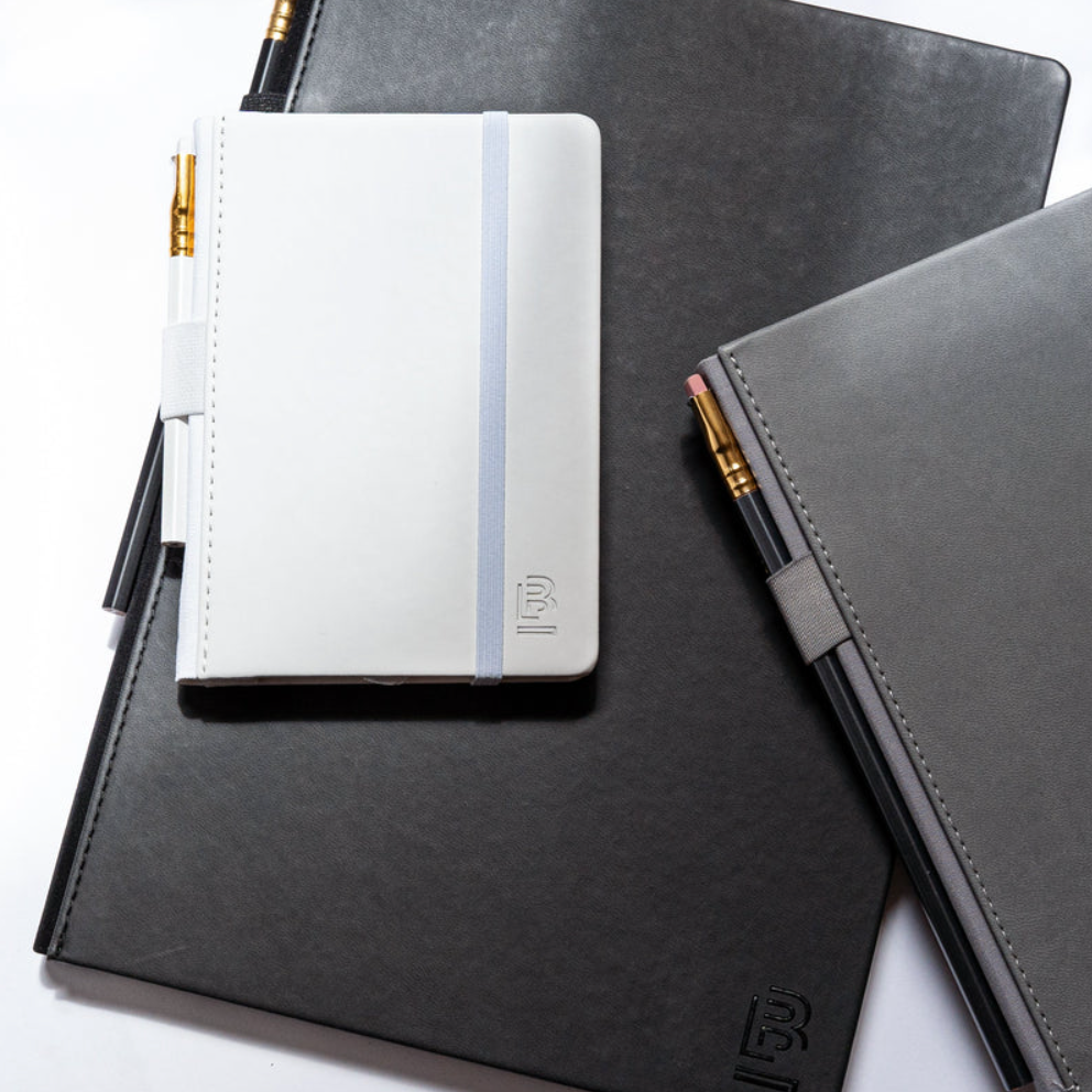 Blackwing 'Slate' A5 Notebook & 602 Pencil | Grey | Plain Pages - Lifestory