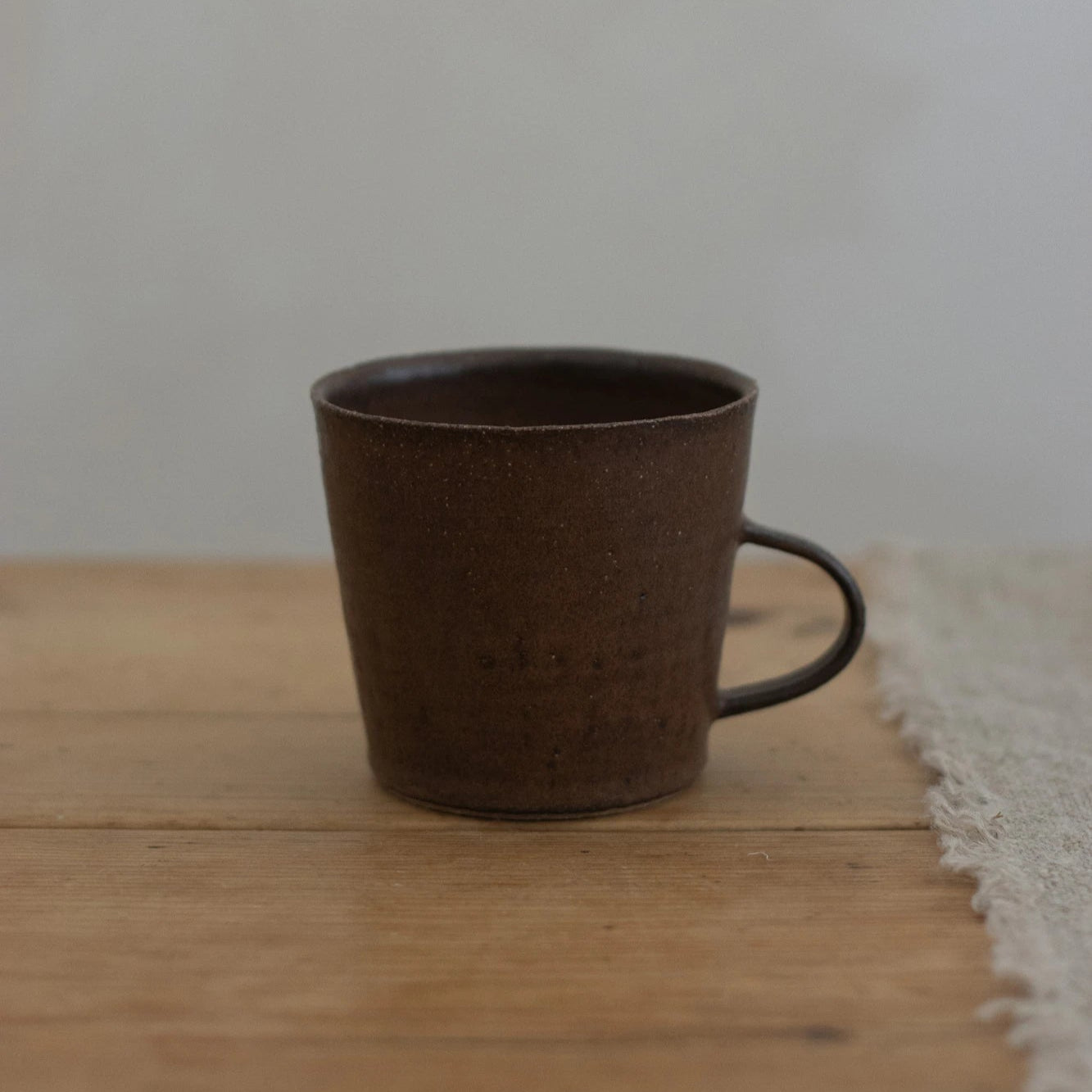 Handled Cup in Bark Glaze by Blanc Ceramics - Lifestory