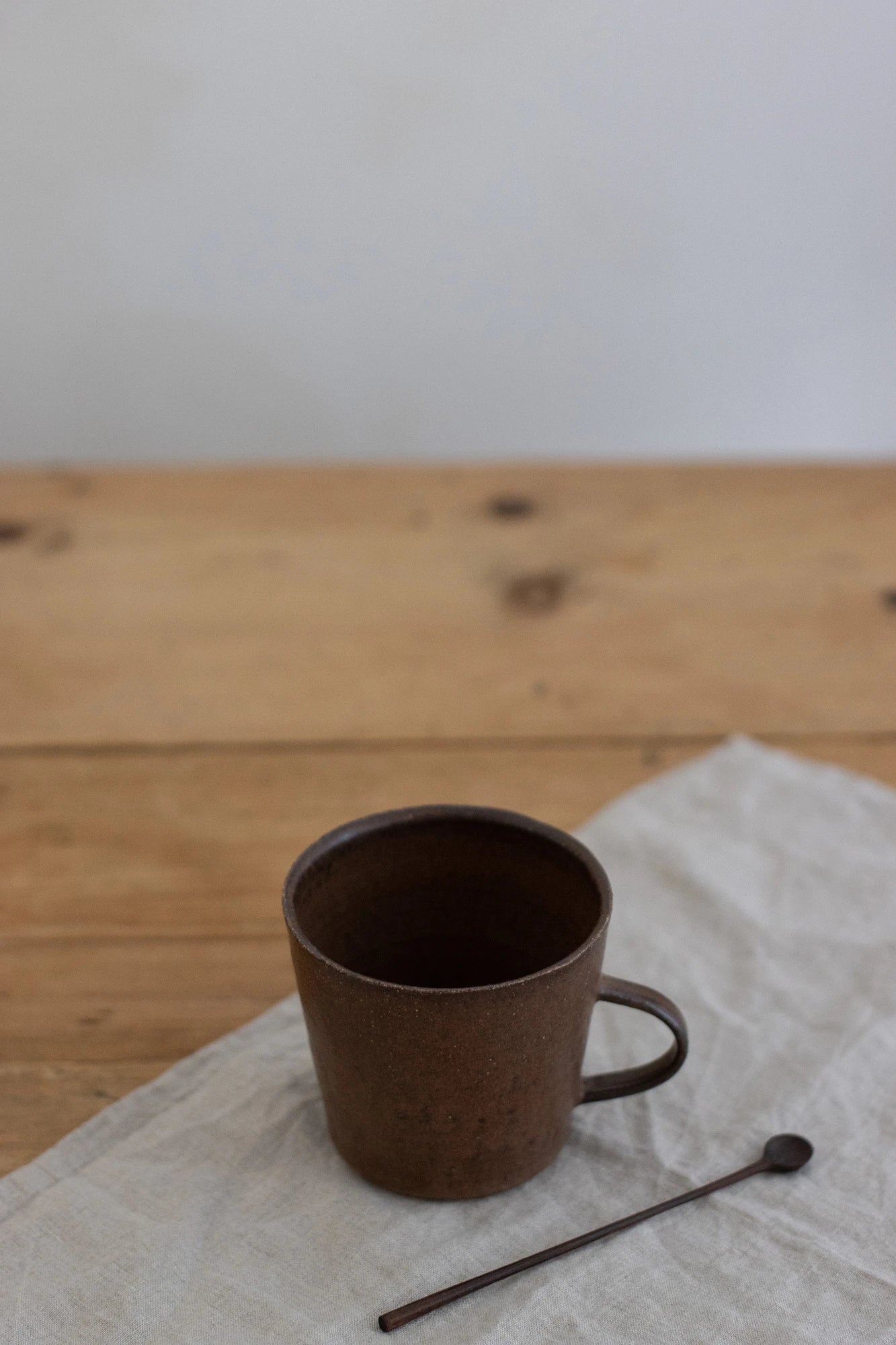 Handled Cup in Bark Glaze by Blanc Ceramics - Lifestory